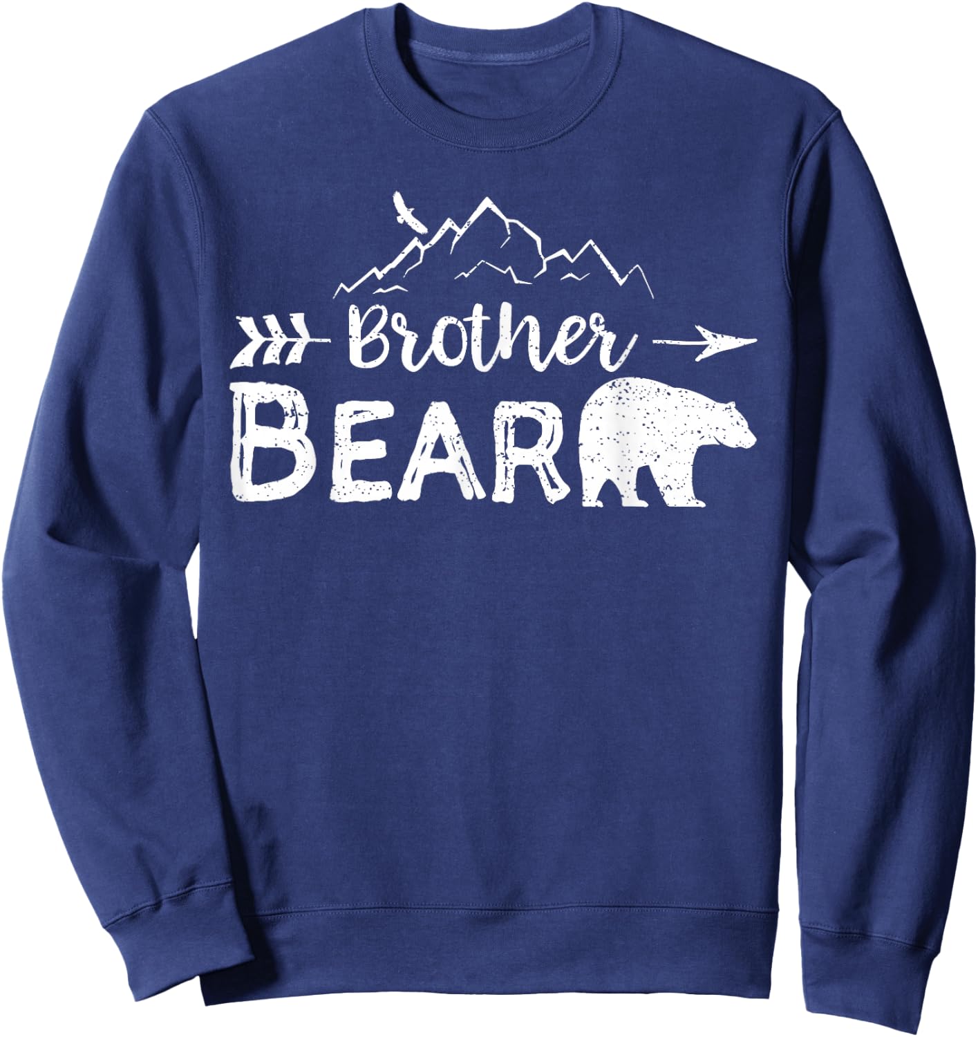 Brother Bear Shirt Matching Family Mama Papa Bear Camping Sweatshirt - Sweatshirt | Navy