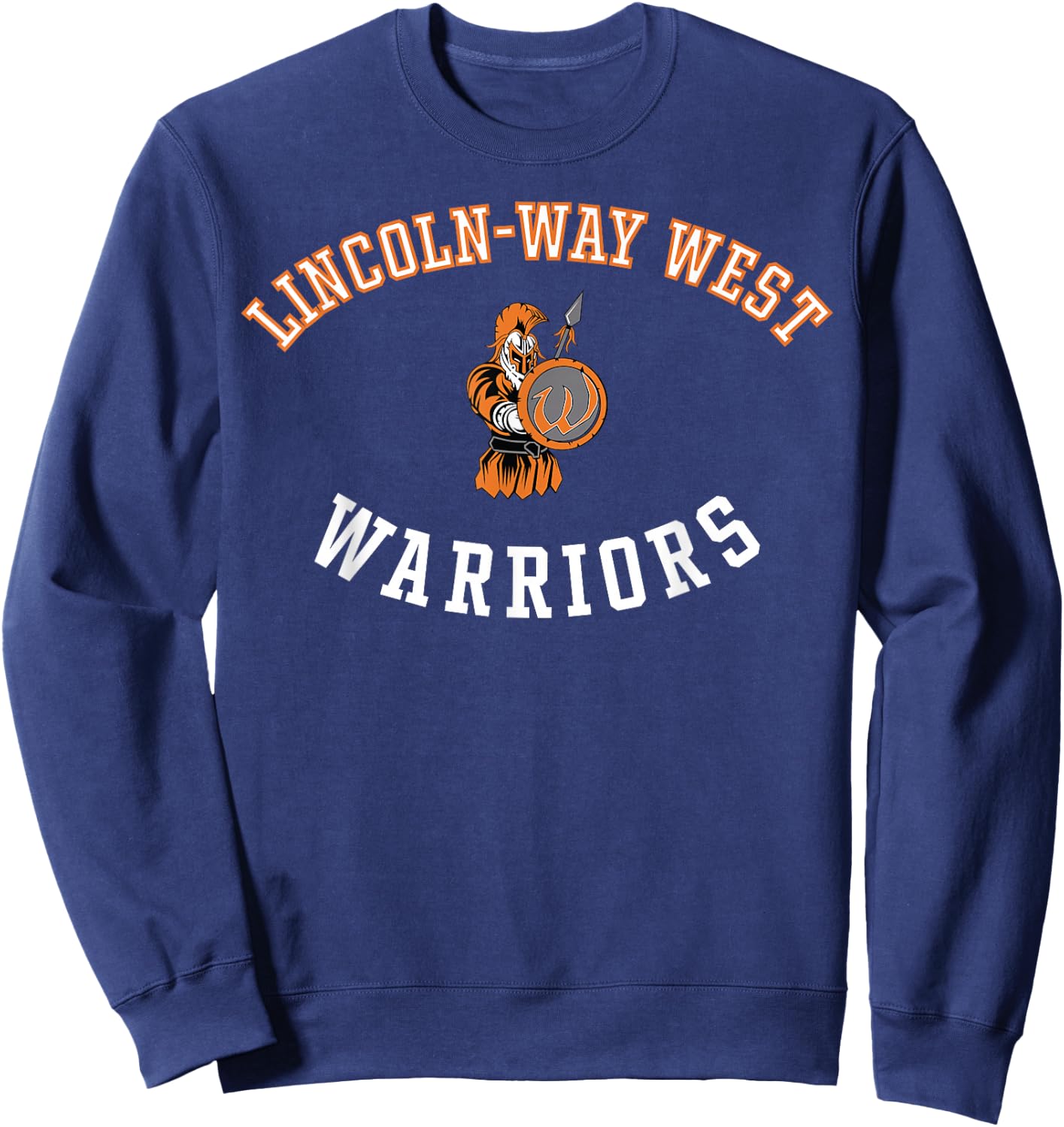 Lincoln-Way West High School Warriors C8 Sweatshirt - Sweatshirt | Navy