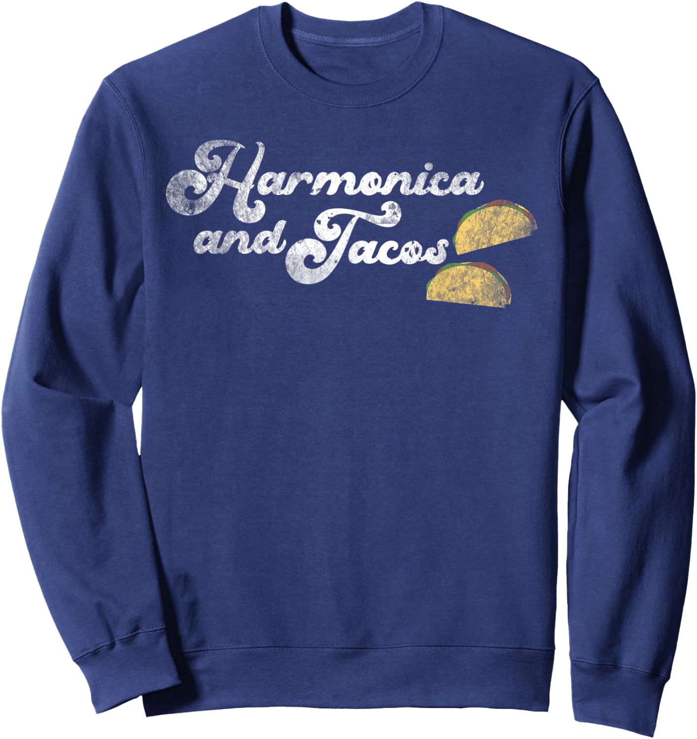 Harmonica And Tacos Sweatshirt - Sweatshirt | Navy