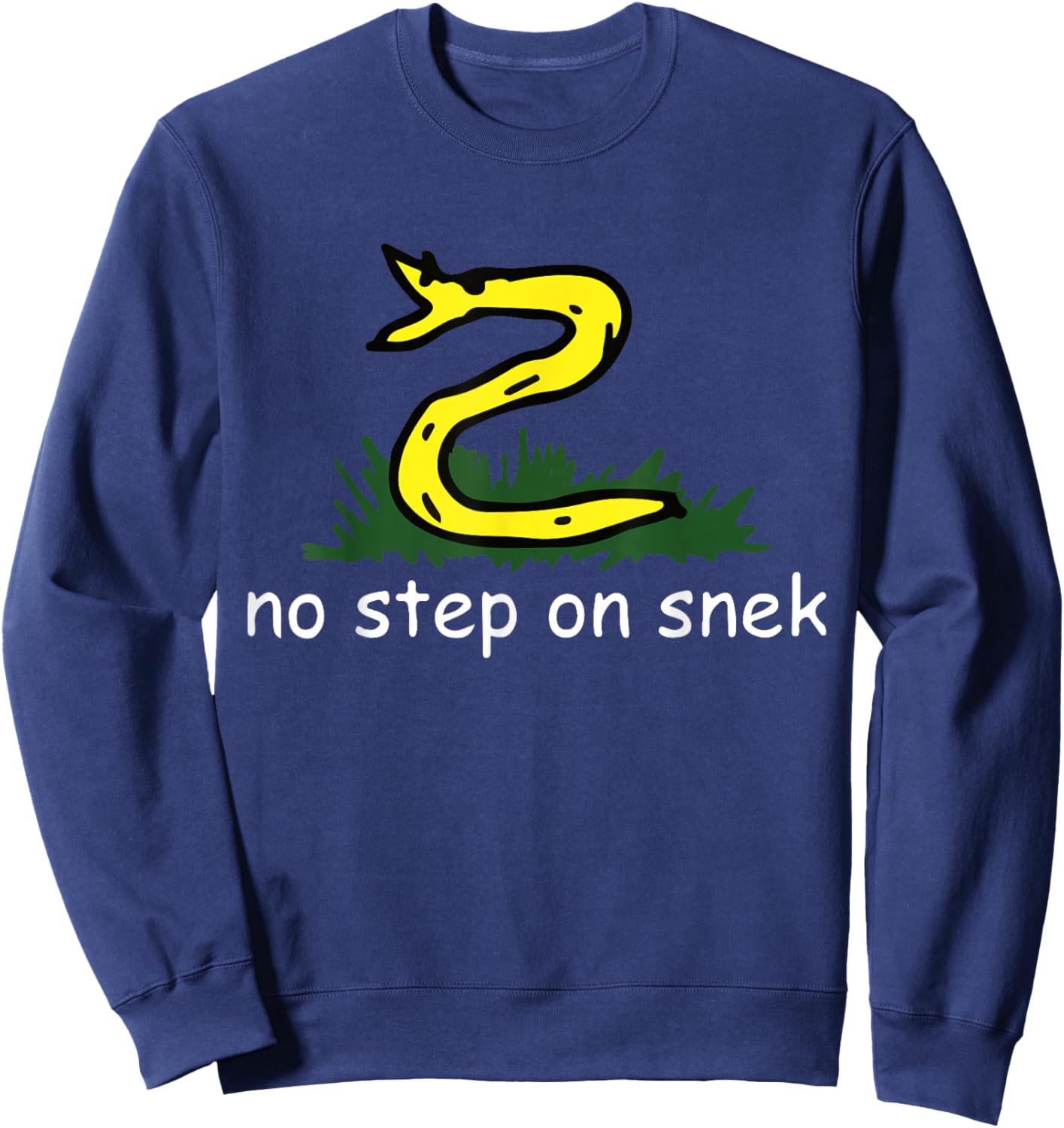 No Step On Snek Sweatshirt - Sweatshirt | Navy