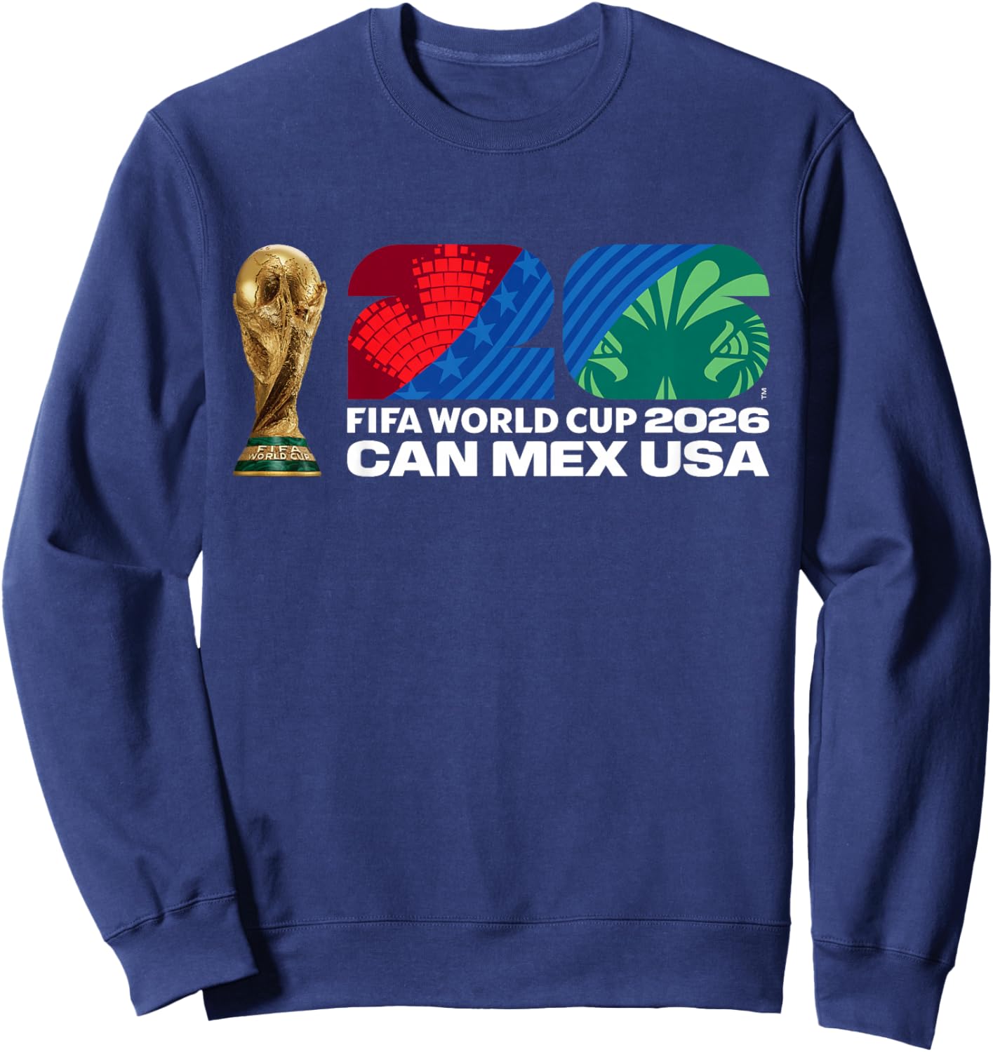 Kids FIFA World CUP26 FIFA Host Country Trophy Color Sweatshirt - Sweatshirt | Navy