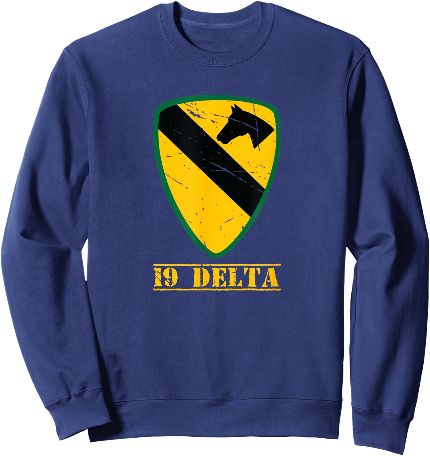 1st Cavalry Division Shirt America's First Team Sweatshirt - Sweatshirt | Navy