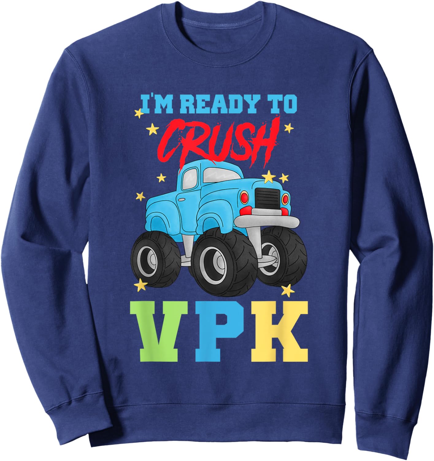 VPK Back to School 1st Day of School Prekindergarten Kids Sweatshirt - Sweatshirt | Navy