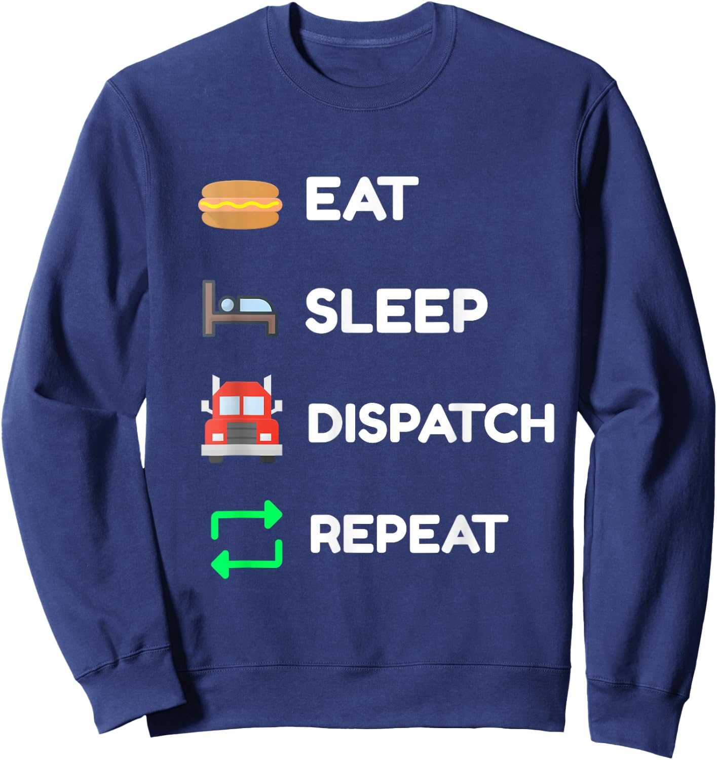 Truck Dispatcher Gift Sweatshirt - Sweatshirt | Navy