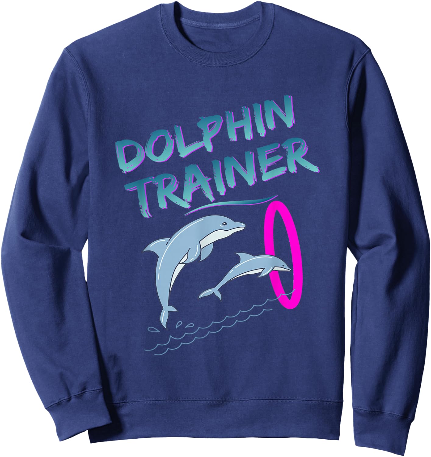 Dolphin Trainer Halloween Costume Sweatshirt - Sweatshirt | Navy