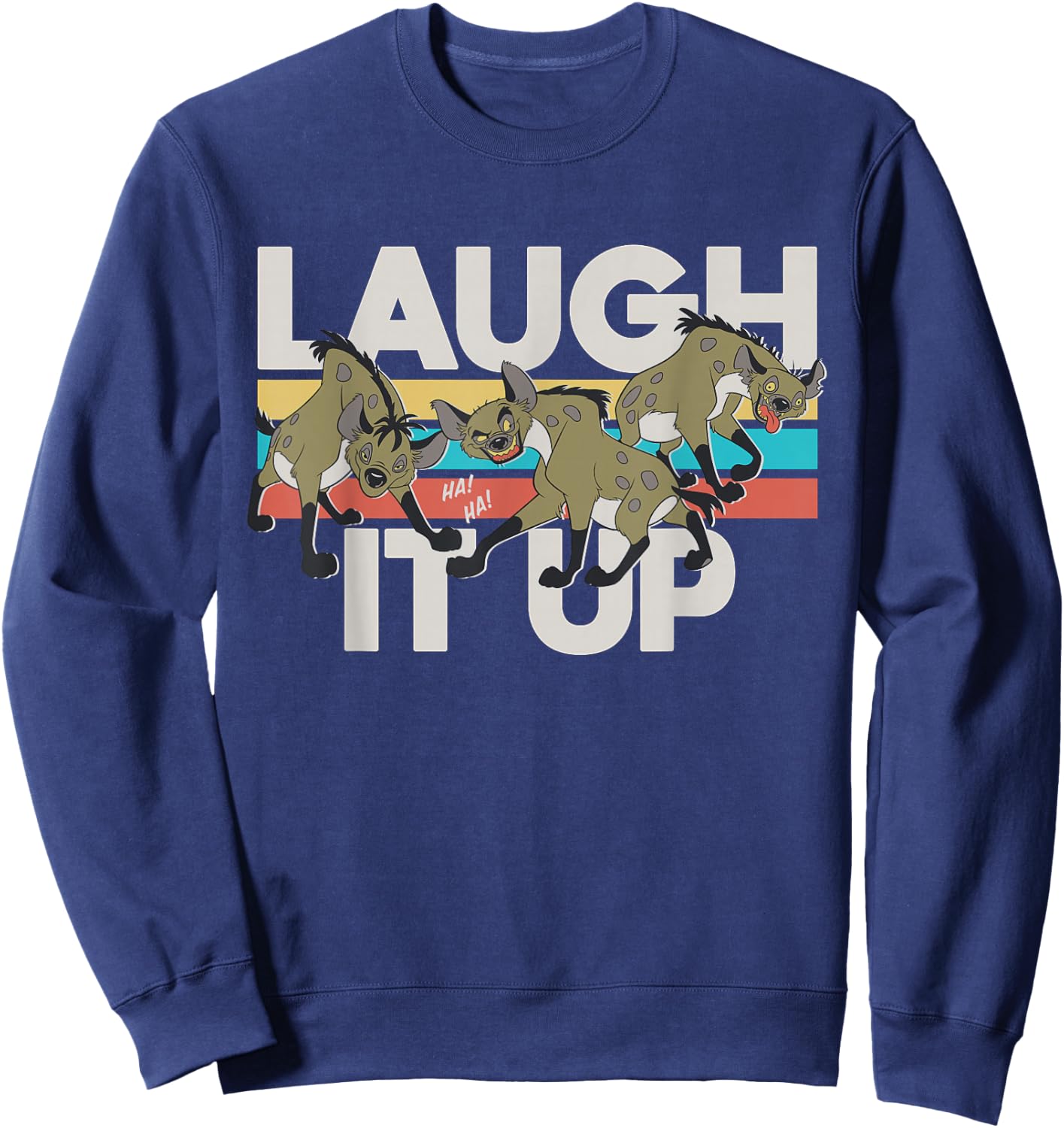 Disney The Lion King Hyenas Laugh It Up 90s Sweatshirt - Sweatshirt | Navy