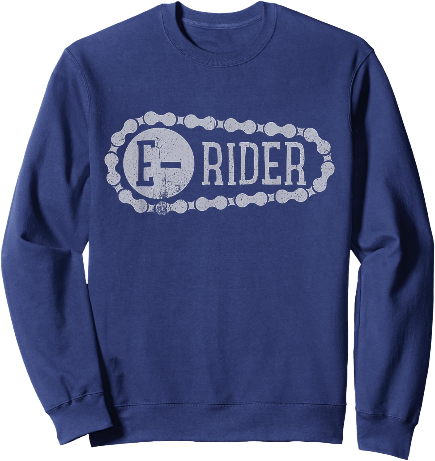 Vintage E-Rider Shirt E-Bike Sweatshirt - Sweatshirt | Navy
