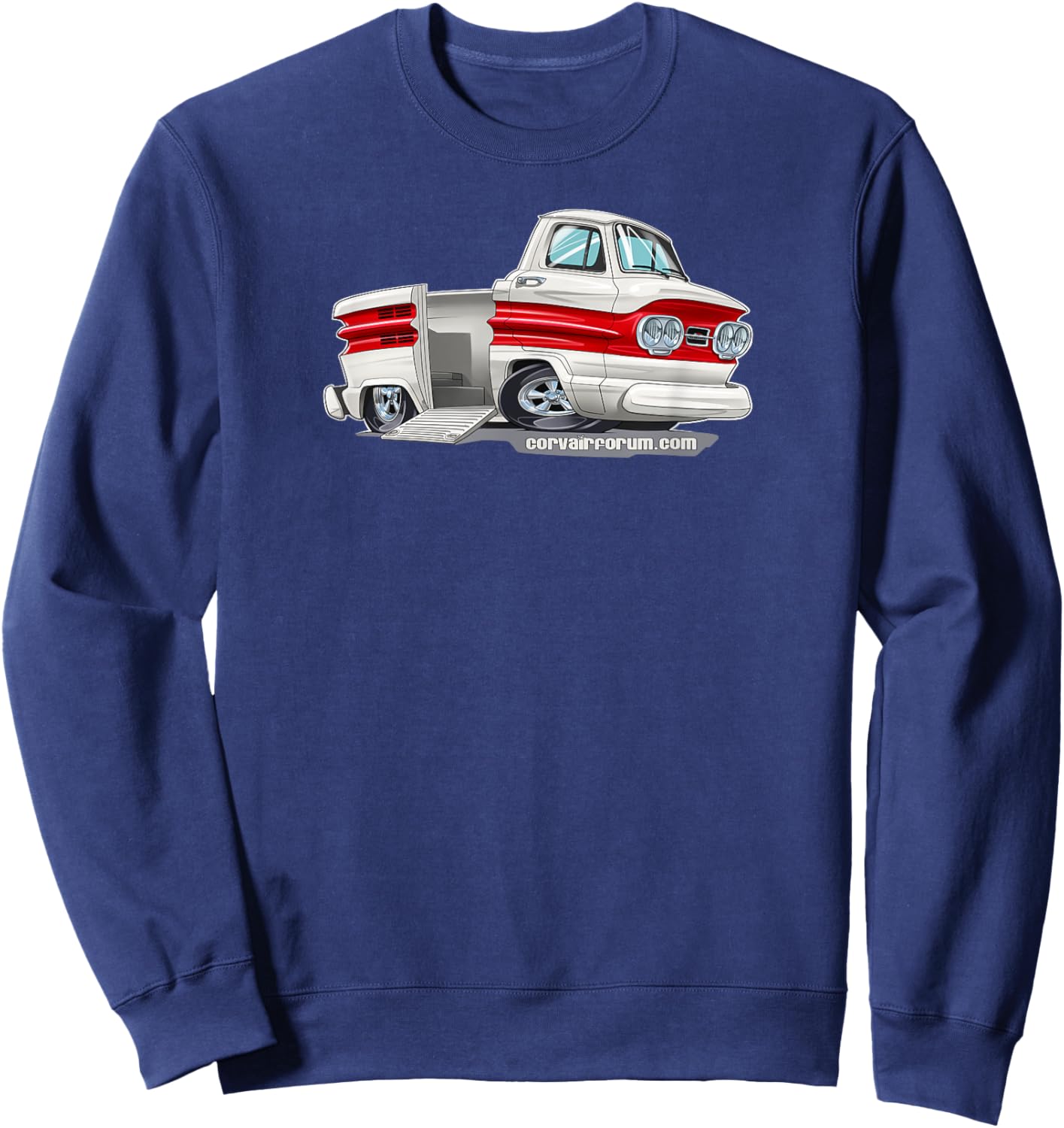 Corvair Rampside Cartoon Sweatshirt - Sweatshirt | Navy