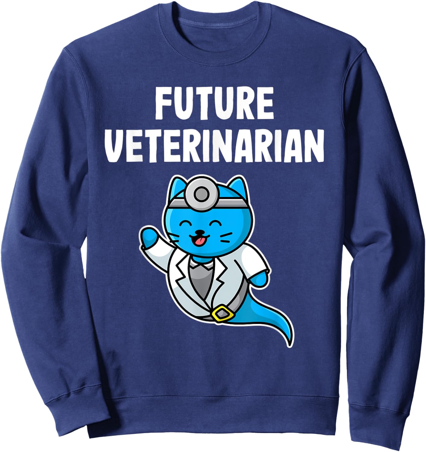 Future Veterinarian Boy Girl Veterinary Vet Costume Sweatshirt - Sweatshirt | Navy