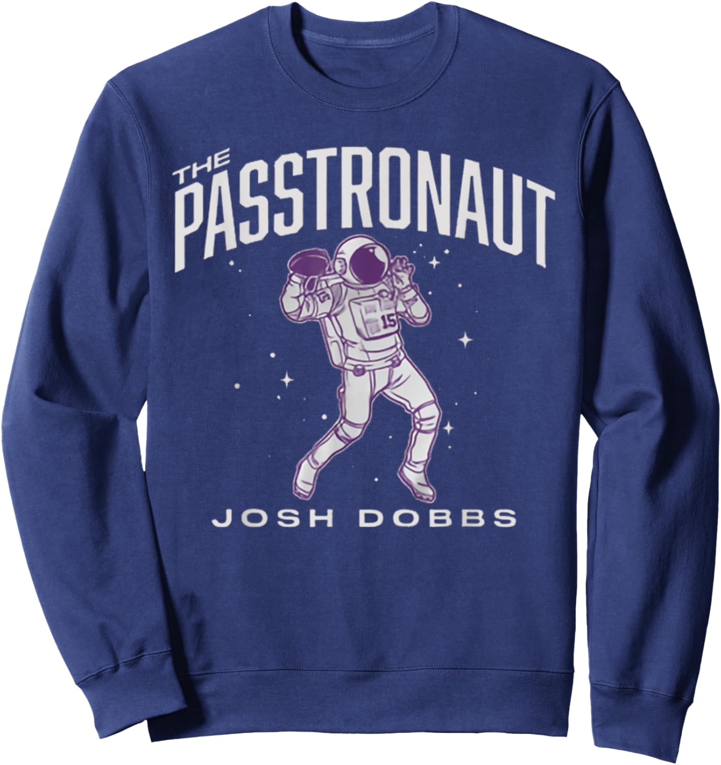 Josh Dob The Passtronaut Exploring Space And The Moon Sweatshirt - Sweatshirt | Navy