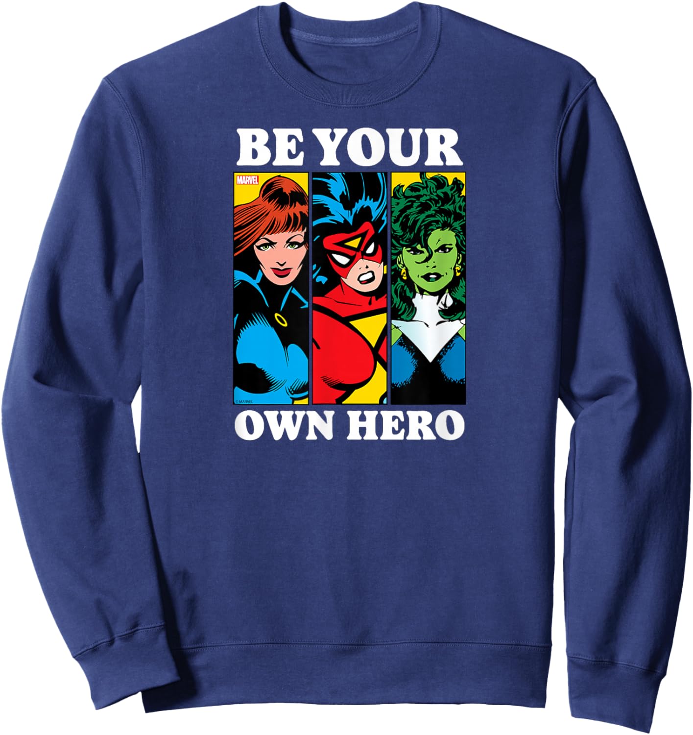 Marvel - Be Your Own Hero Mother's Day Sweatshirt - Sweatshirt | Navy