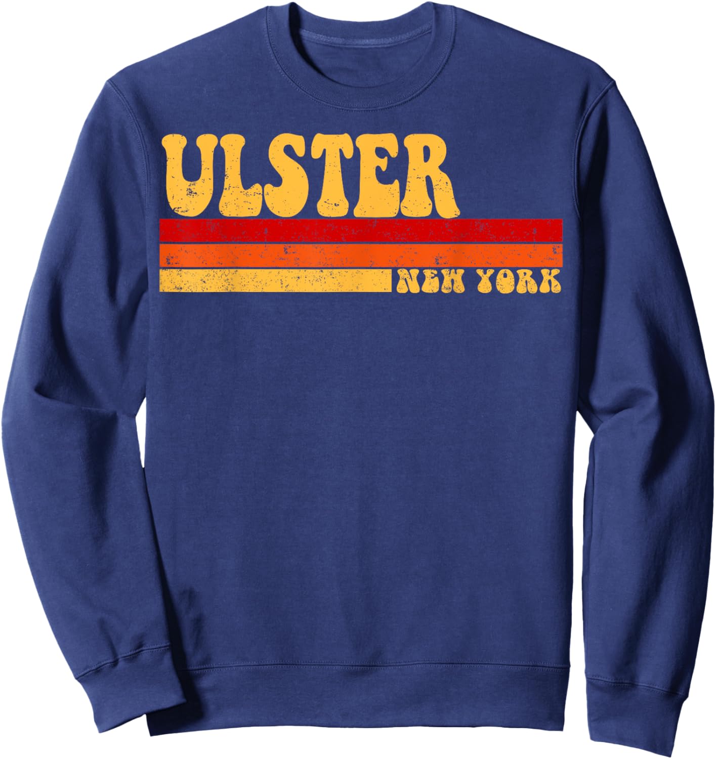 ULSTER New York City Vintage Roots Retro Design 70s 80s Sweatshirt - Sweatshirt | Navy