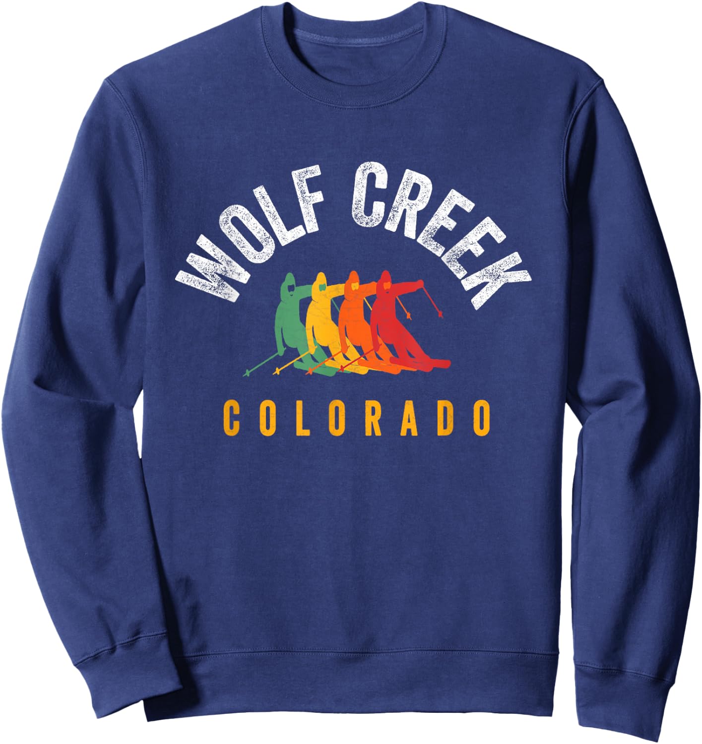 Wolf Creek Ski CO Winter Gear Colorado Snowboard Sweatshirt - Sweatshirt | Navy