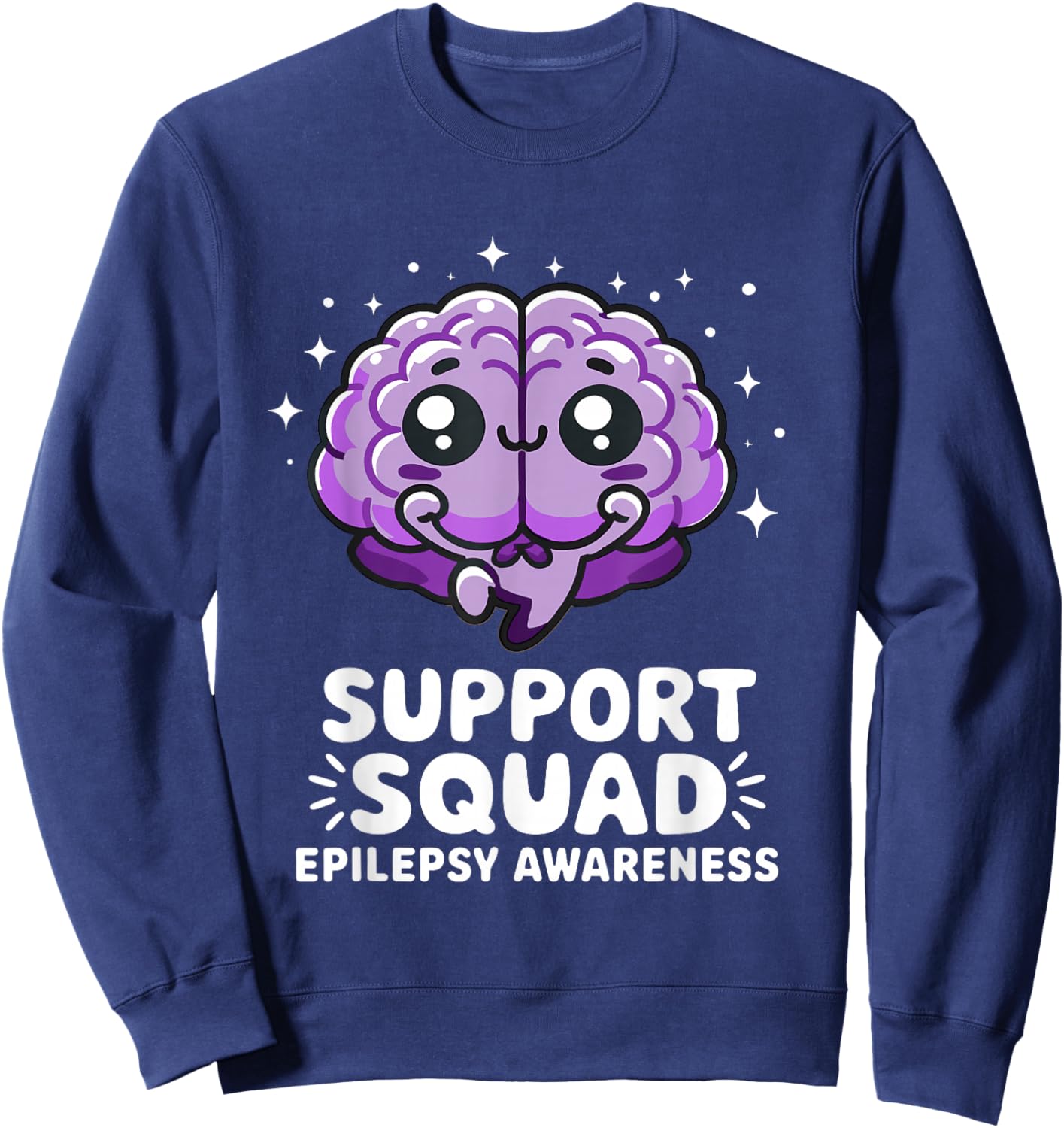 Epilepsy Awareness Squad Team Men Women Boys Girls Kids Sweatshirt - Sweatshirt | Navy