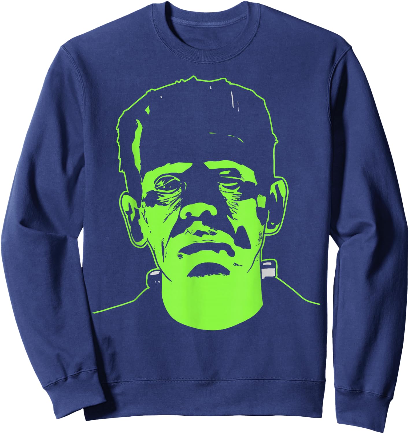 Universal Monsters Frankenstein Neon Face Sweatshirt - Sweatshirt | Navy