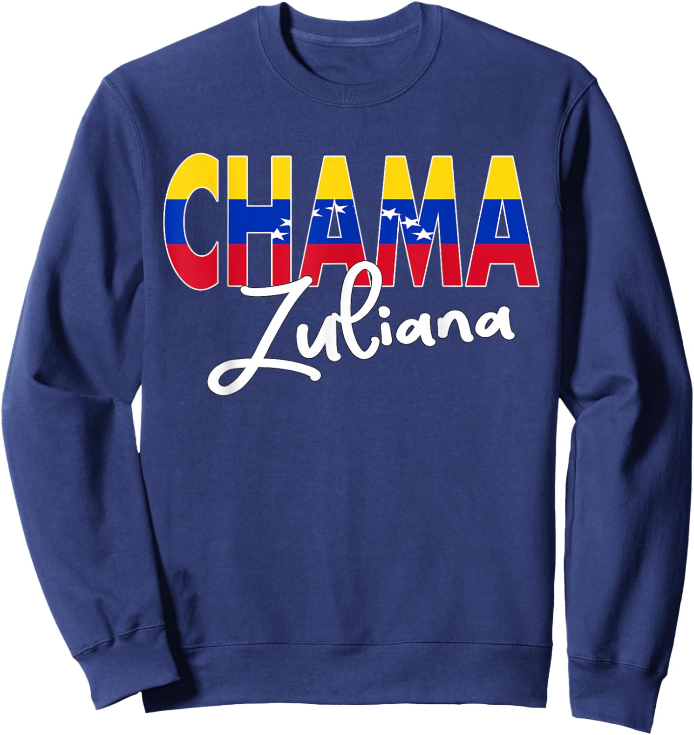 Artistic Design Zulia Chama Zuliana Flannel Venezuela Sweatshirt - Sweatshirt | Navy