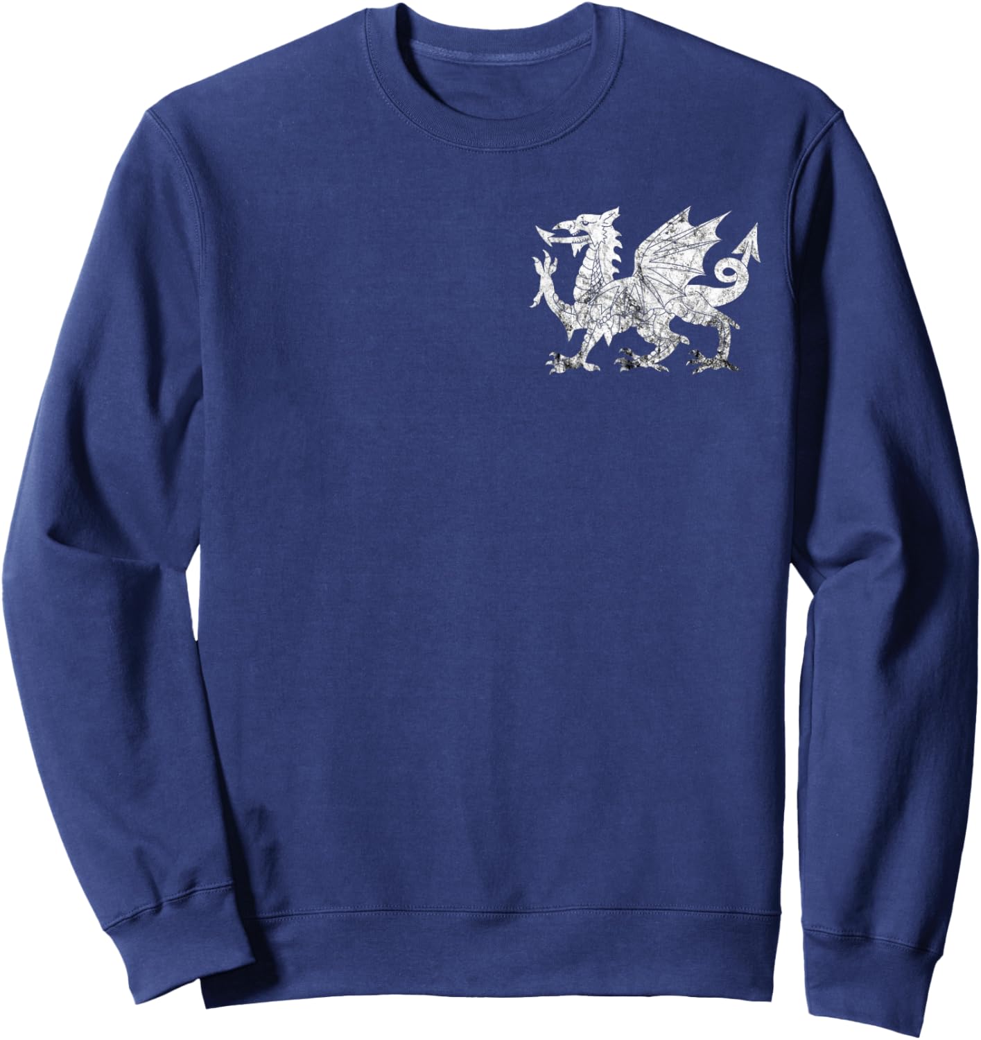 Ddraig Goch Welsh Flag Welsh Roots Welsh Dragon Cymru Wales Sweatshirt - Sweatshirt | Navy