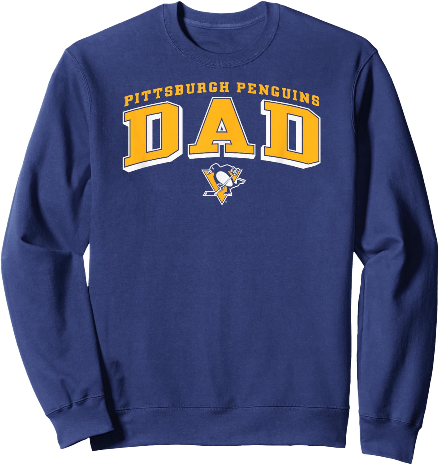 Pittsburgh Penguins Dad Arch Black NHL Officially Licensed Sweatshirt - Sweatshirt | Navy