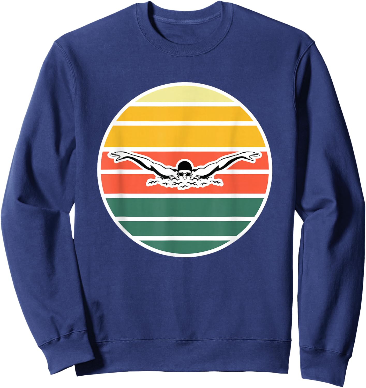 Butterfly, Swim, Swimming, Swimmer, I.M., Fly Sweatshirt - Sweatshirt | Navy