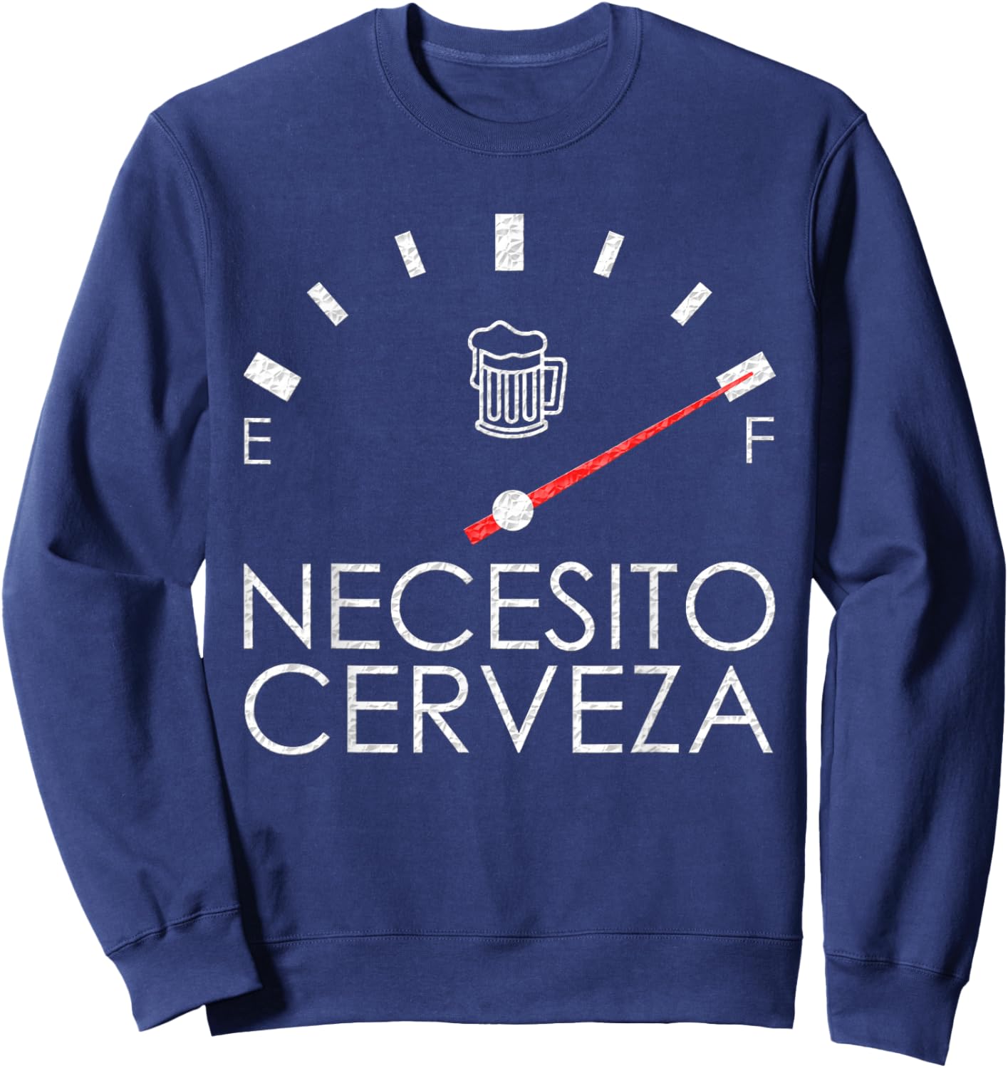 Necesito Cerveza Shirt - Cerveza Sweatshirt - Sweatshirt | Navy