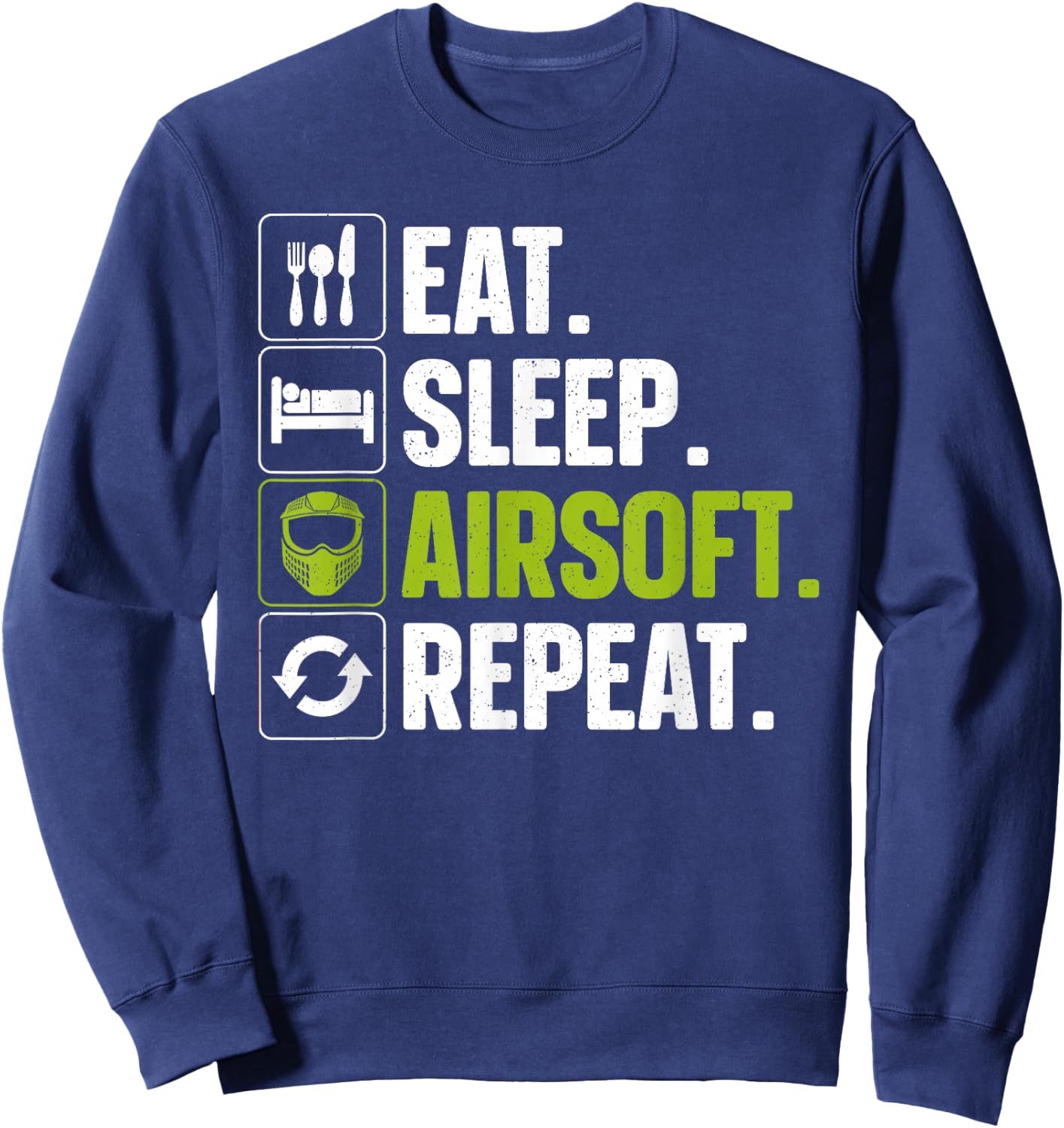 Funny Airsoft Design Women Airsoft Player Airsoft Sweatshirt - Sweatshirt | Navy