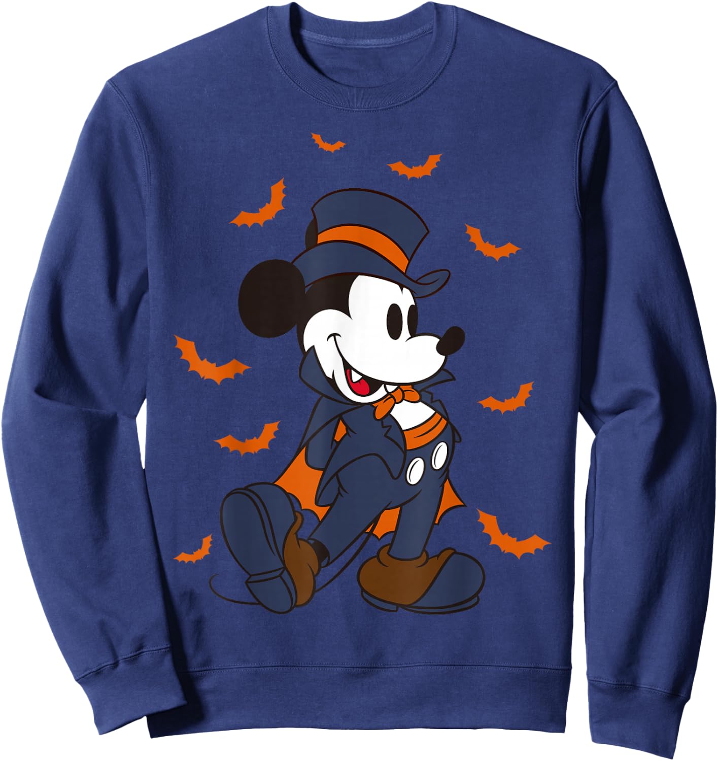 Disney Mickey & Friends Halloween Mickey Vampire Portrait Sweatshirt - Sweatshirt | Navy