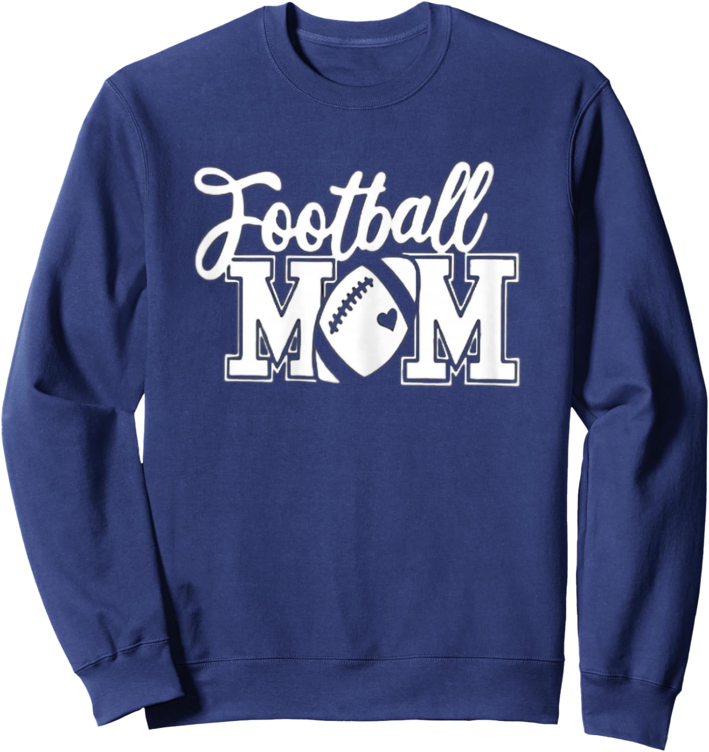 Football Mom | Senior Football Mom Sweatshirt - Sweatshirt | Navy