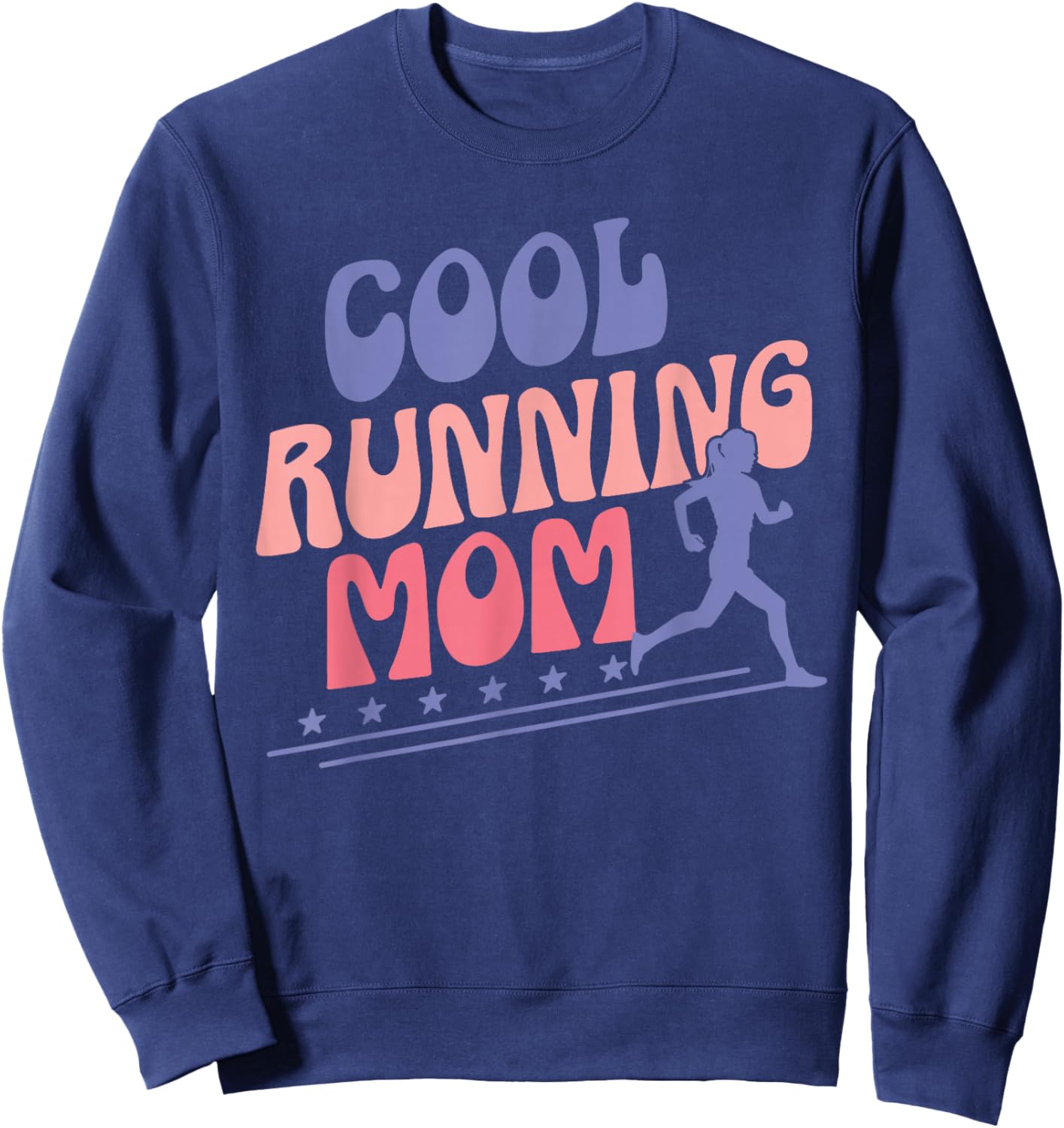 Leichtathletik oder Laufen für Running Mom Sweatshirt - Sweatshirt | Navy