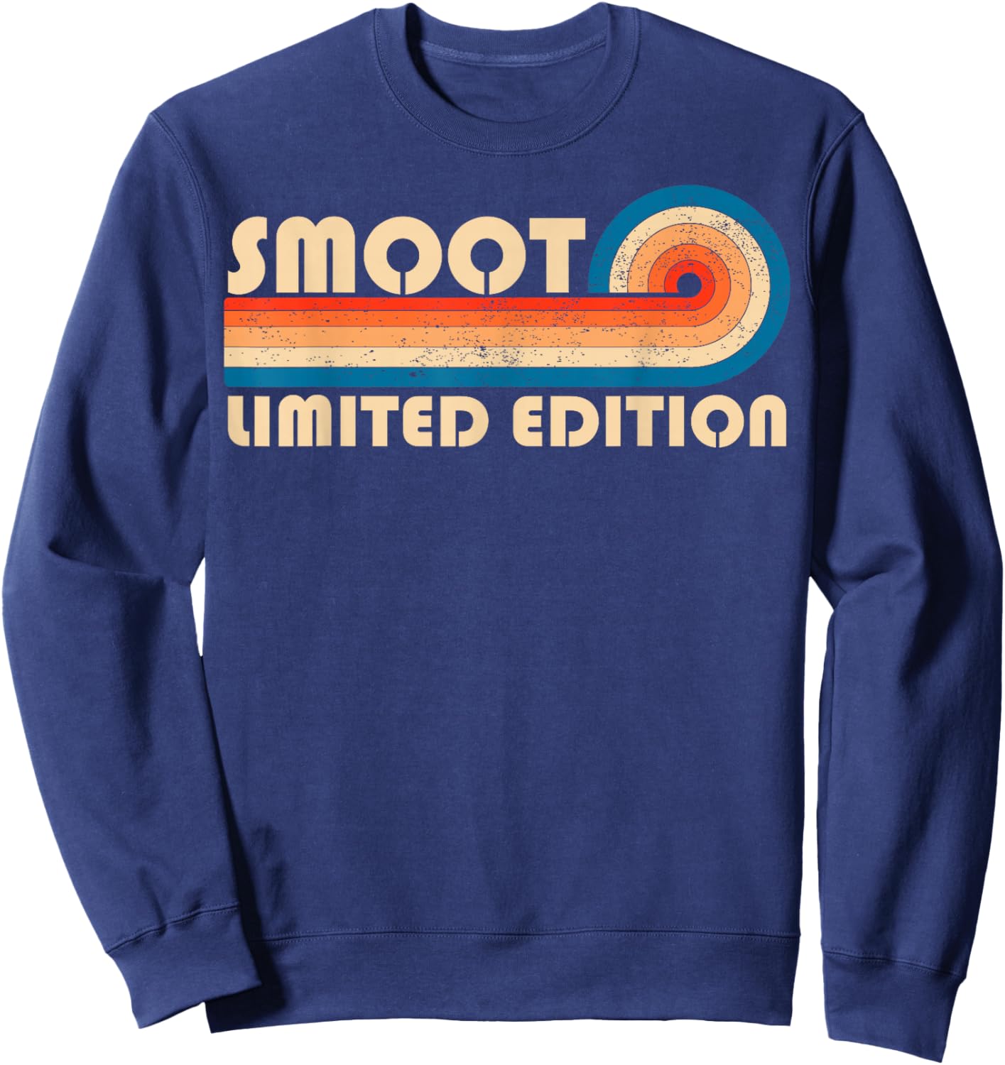 SMOOT Surname Retro Vintage 80s 90s Birthday Reunion Sweatshirt - Sweatshirt | Navy