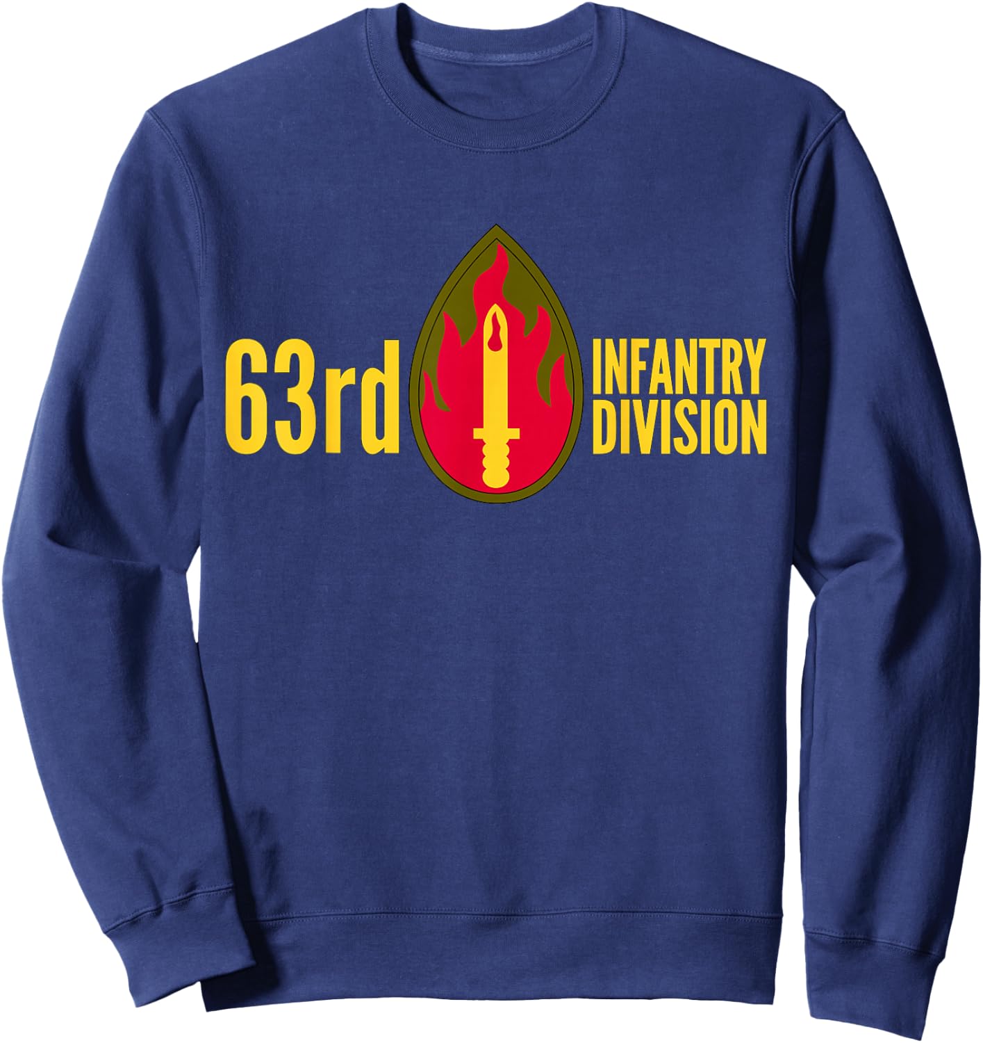 63rd Infantry Division Army Regional Support Command Sweatshirt - Sweatshirt | Navy