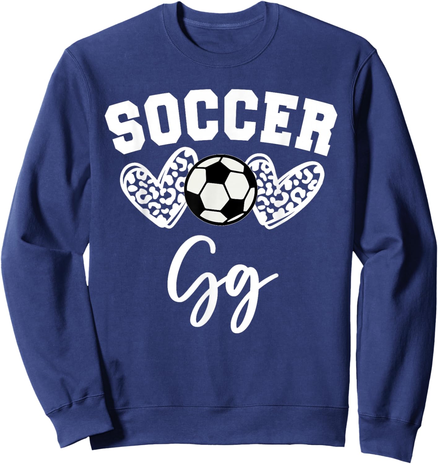 Soccer Gg Matching Family Soccer Sweatshirt - Sweatshirt | Navy