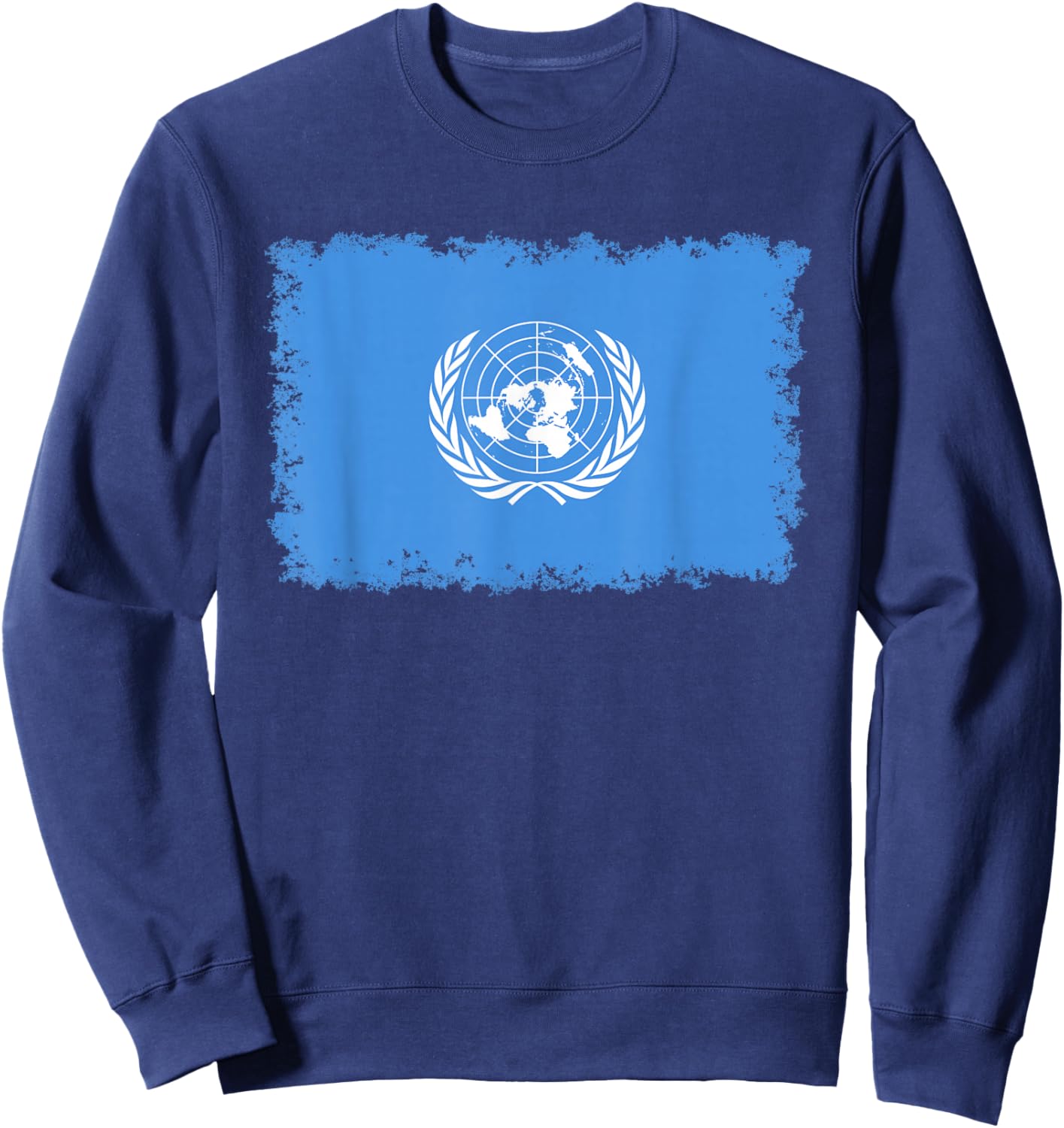United Nations Flag Sweatshirt - Sweatshirt | Navy