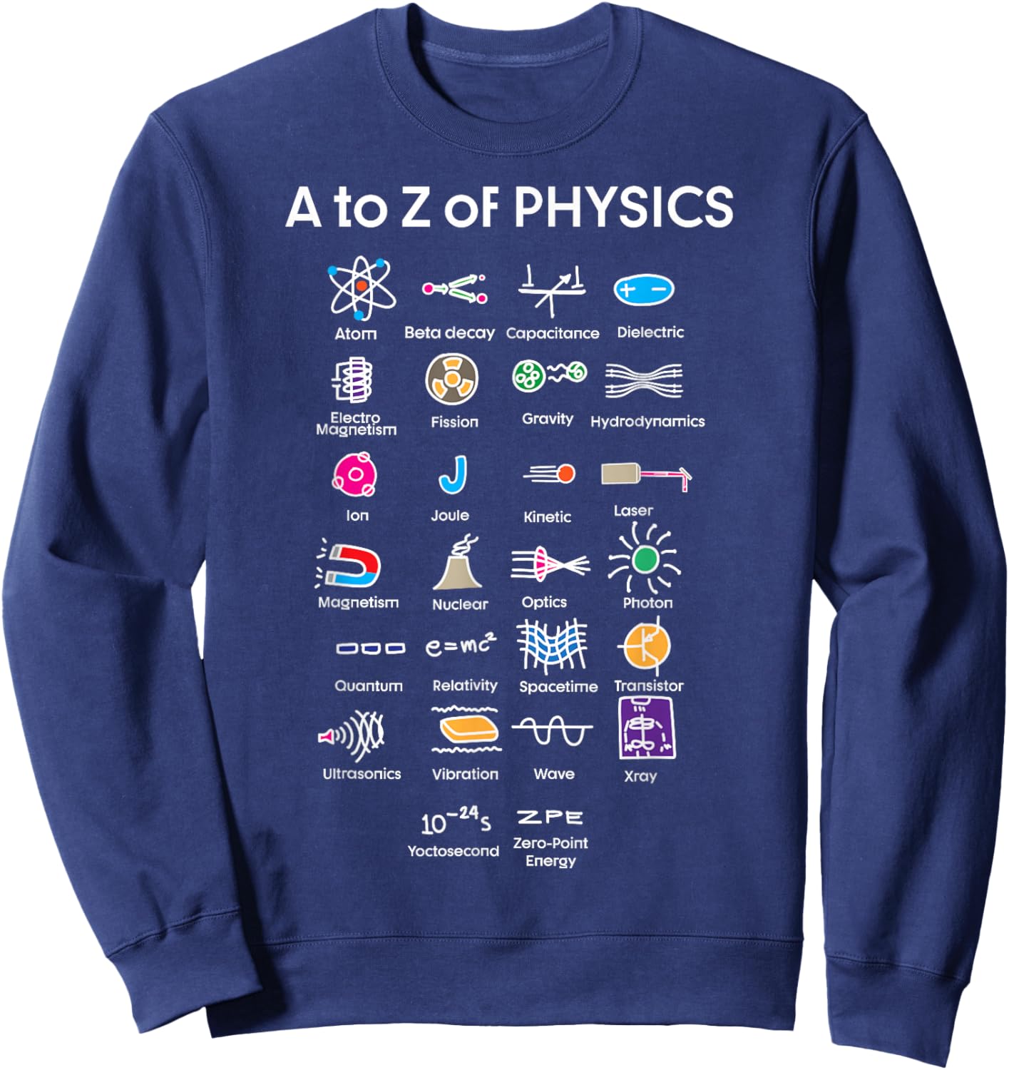 Quantum Physics String Theory Physics Student Science Sweatshirt - Sweatshirt | Navy