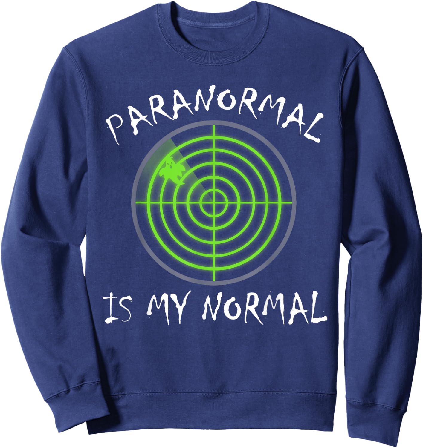 Paranormal Is My Normal Funny Halloween Sweatshirt - Sweatshirt | Navy