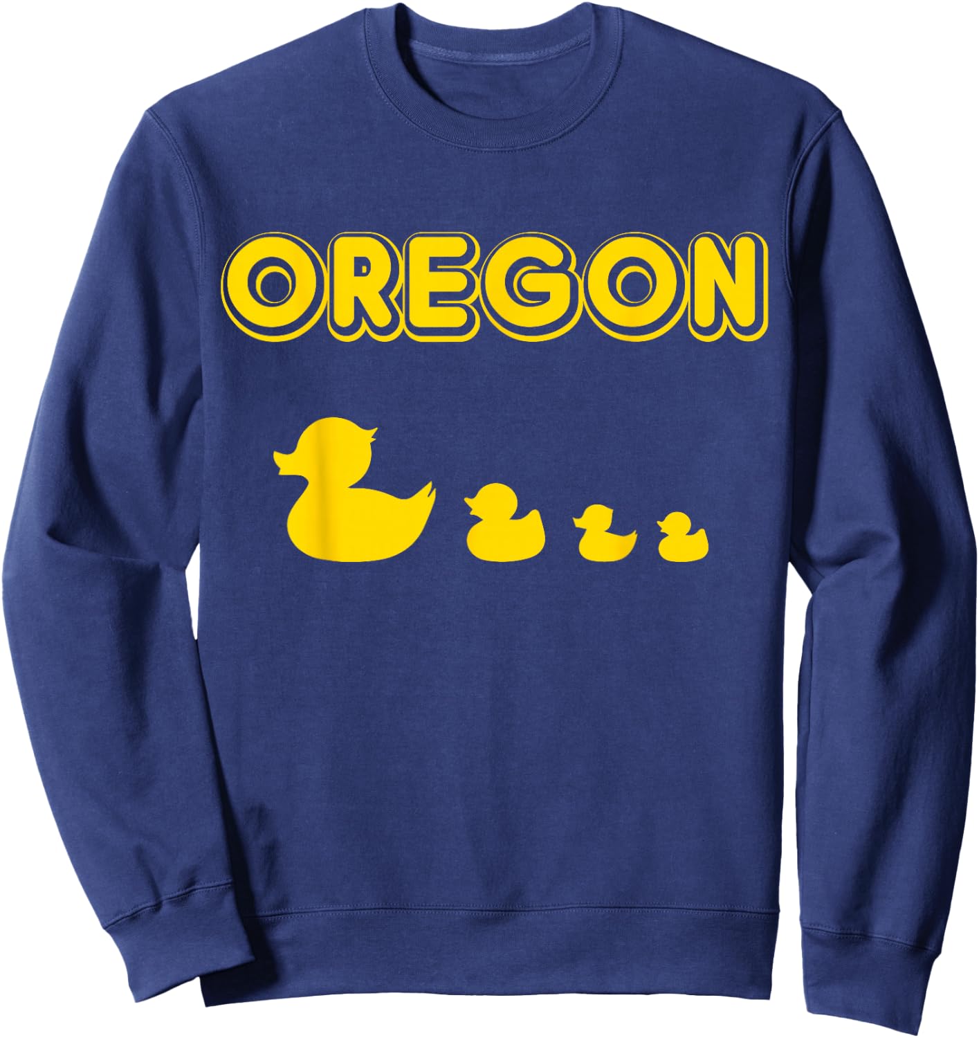 Oregon Duck Family Sweatshirt - Sweatshirt | Navy