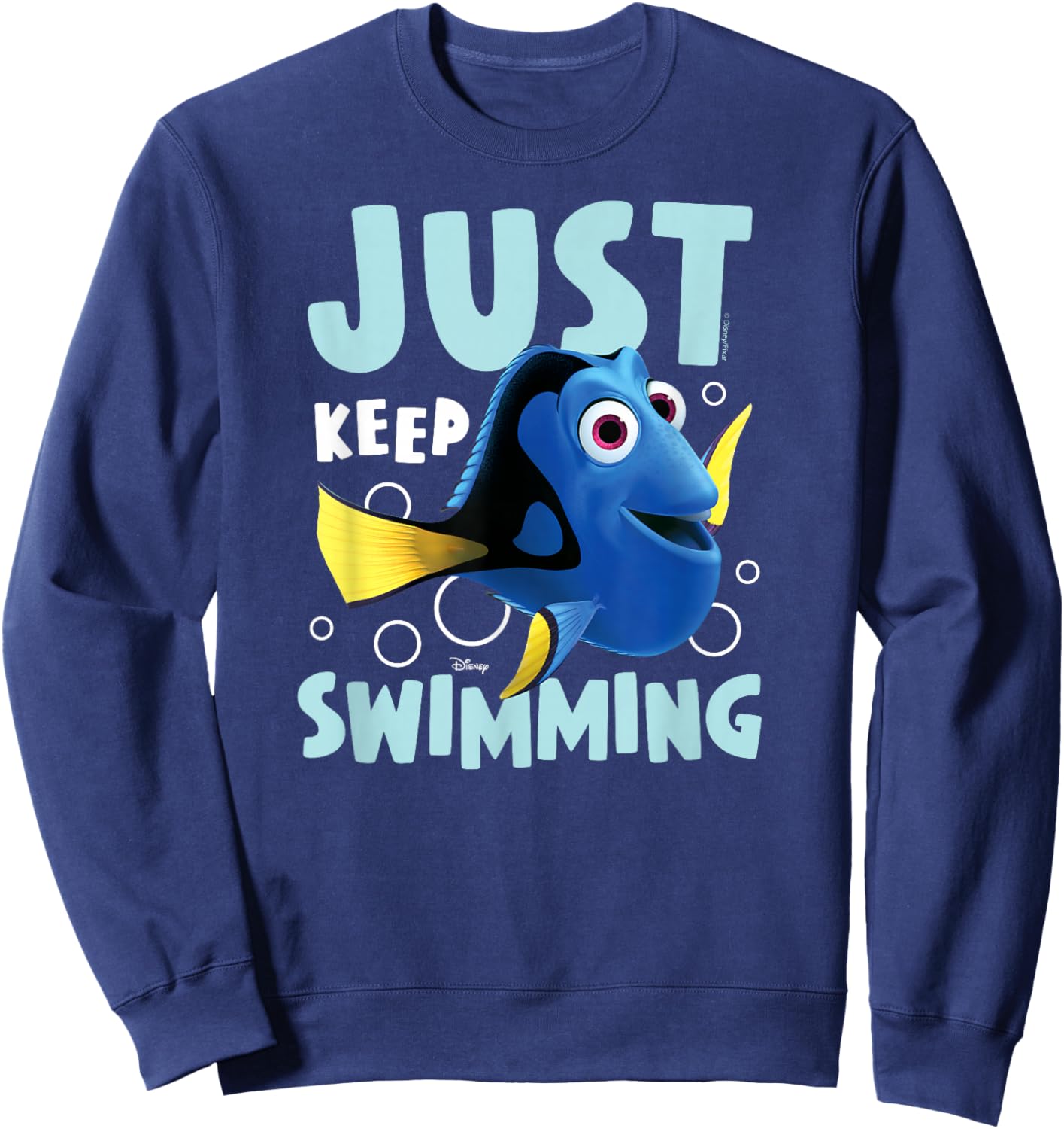 Finding Nemo - Dory Just Keep Swimming Sweatshirt - Sweatshirt | Navy