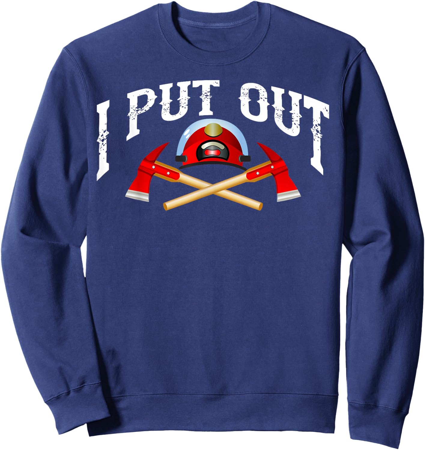 Cool Firefighter Design Women Firemen Firefighter Sweatshirt - Sweatshirt | Navy