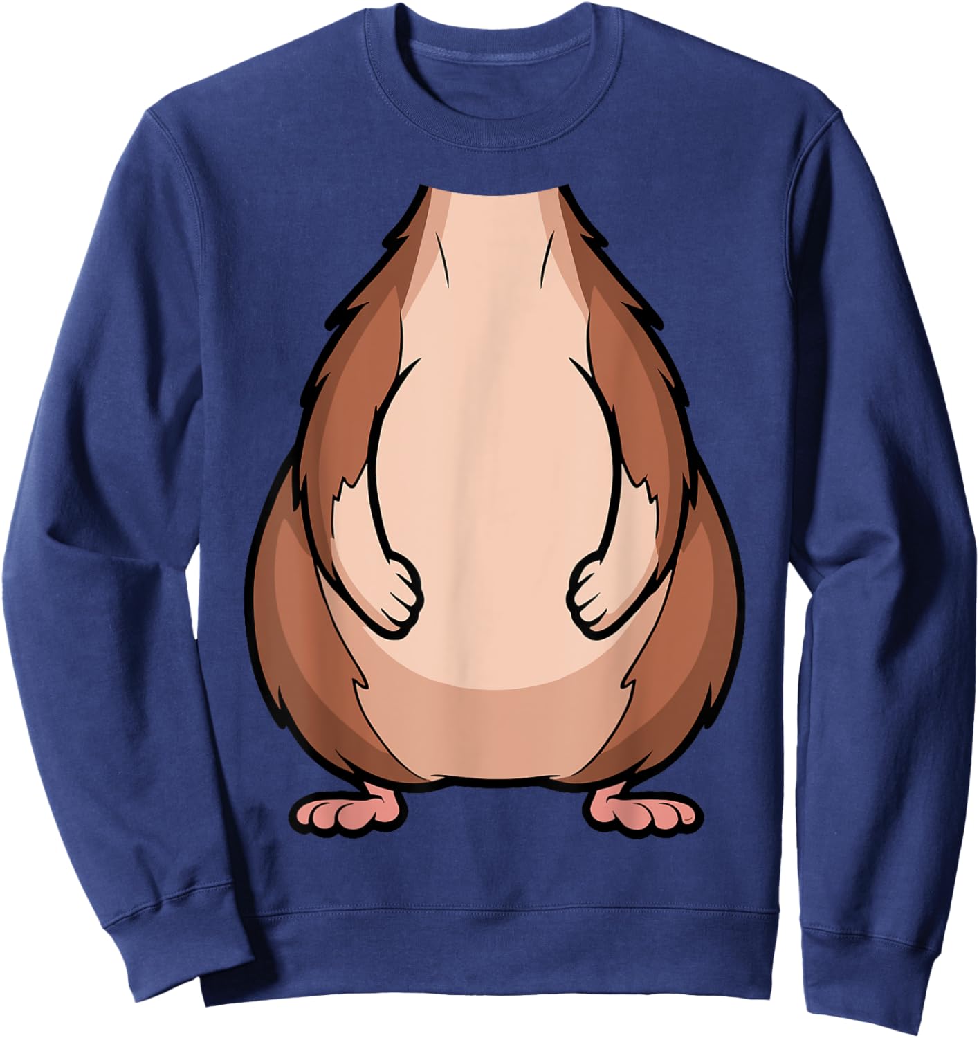 Hamster Halloween Outfit Funny Simple Kids Costume Sweatshirt - Sweatshirt | Navy