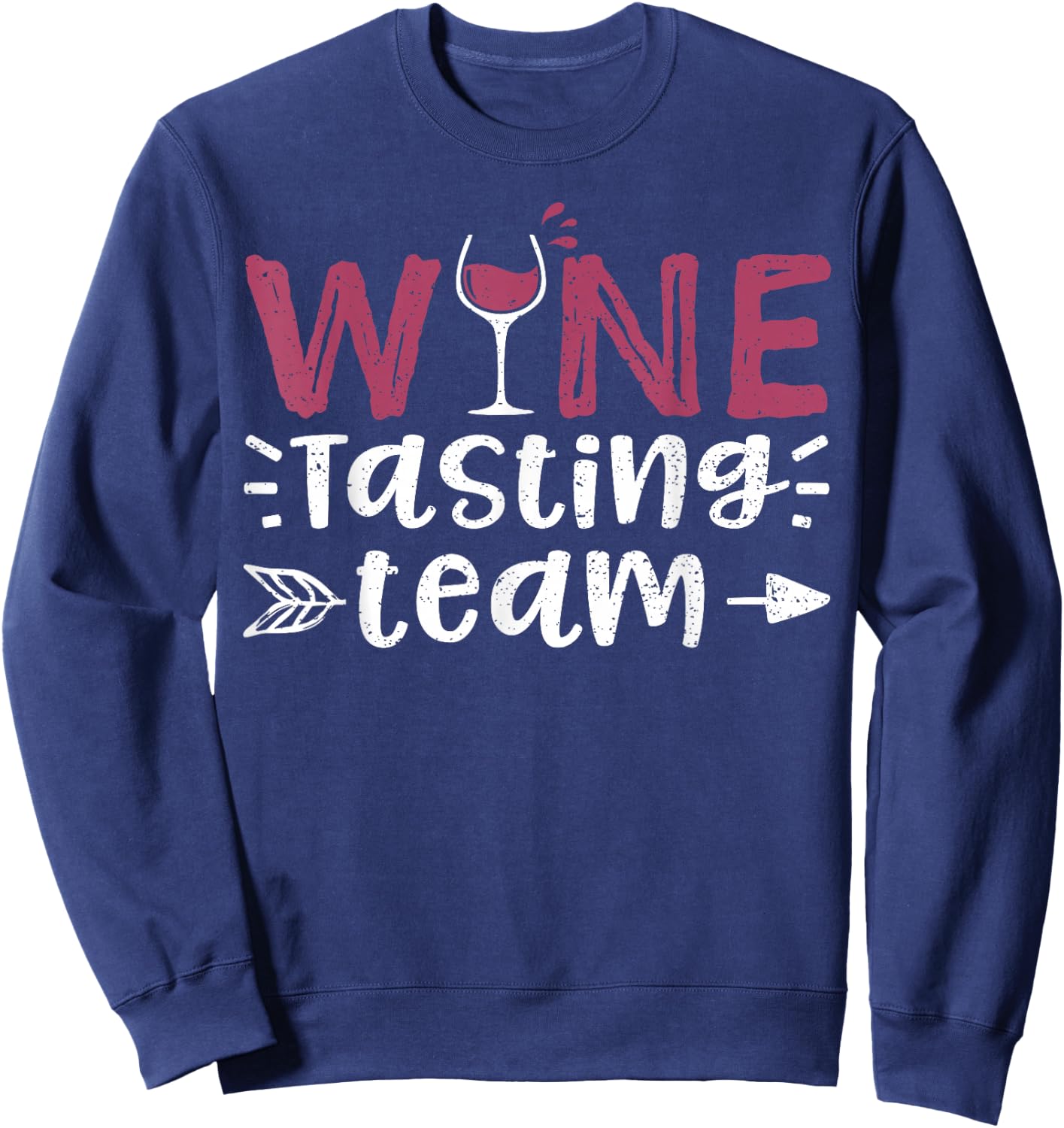 Wine Tasting Team - Wine Sweatshirt - Sweatshirt | Navy