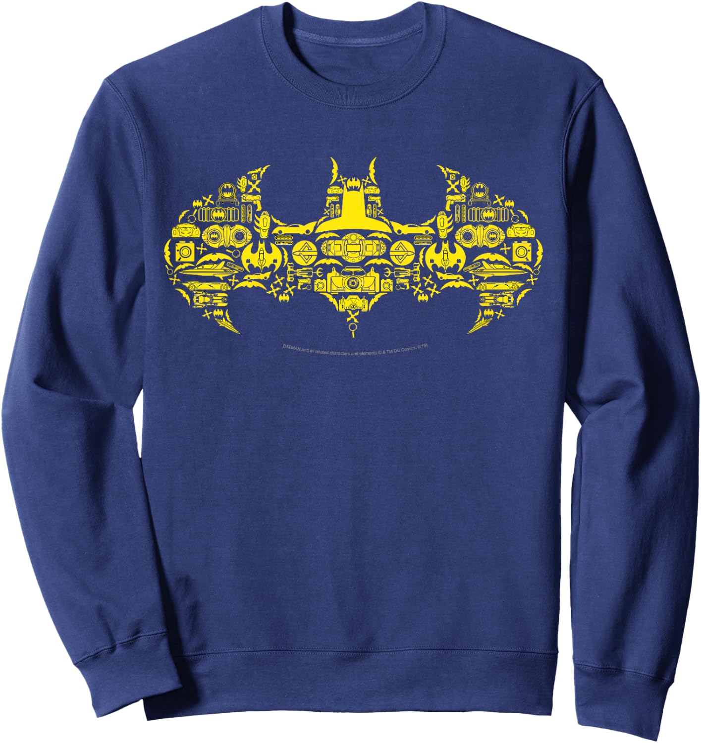 DC Comics Batman Gadgets Classic Logo Sweatshirt - Sweatshirt | Navy