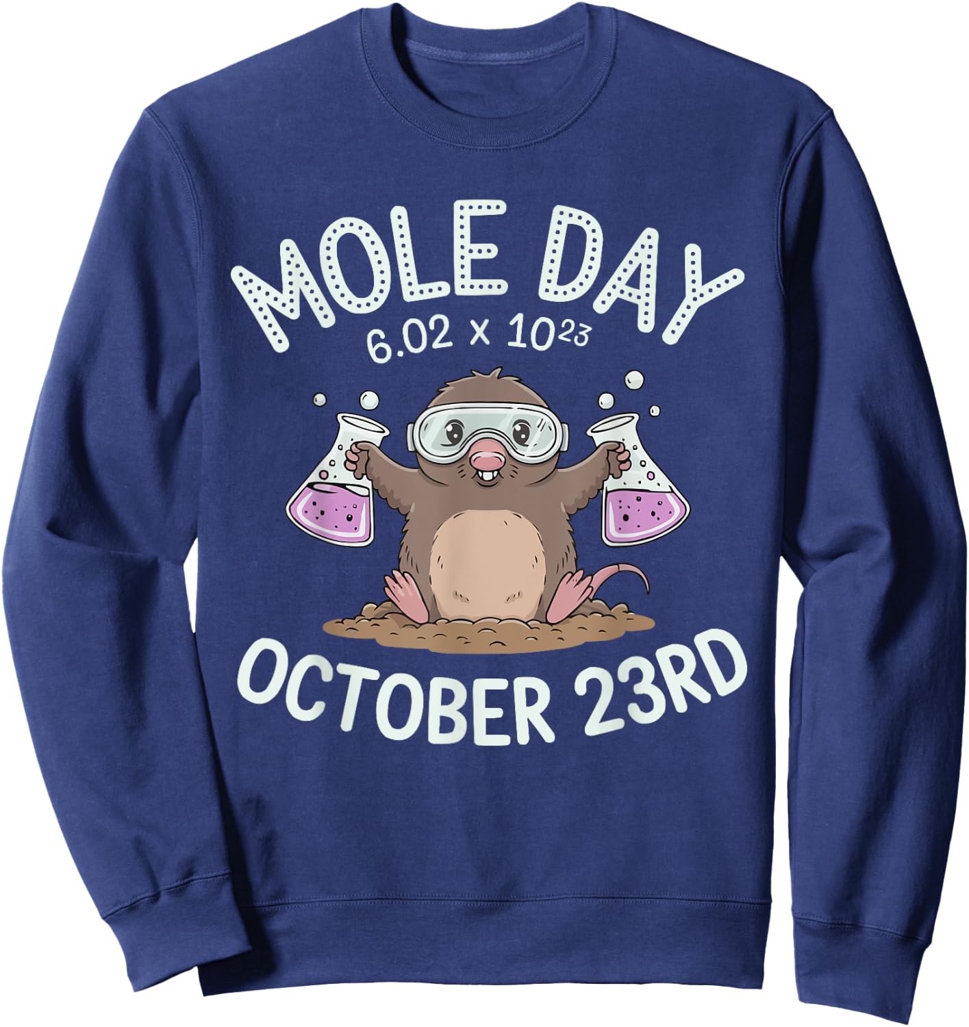 National Mole Day Animal Mammal Mole Whisperer Sweatshirt - Sweatshirt | Navy