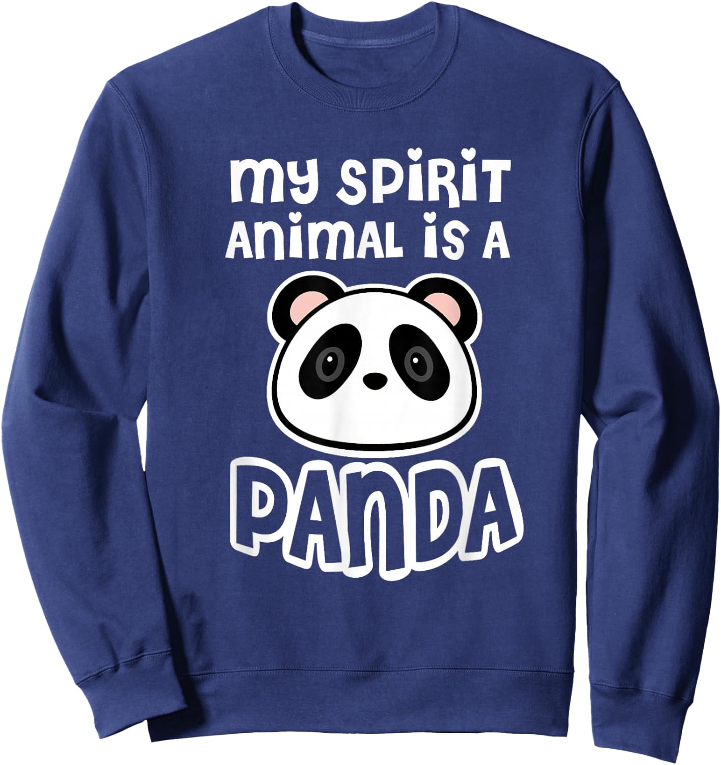Panda Favourite Animal Cute Panda Sweatshirt - Sweatshirt | Navy