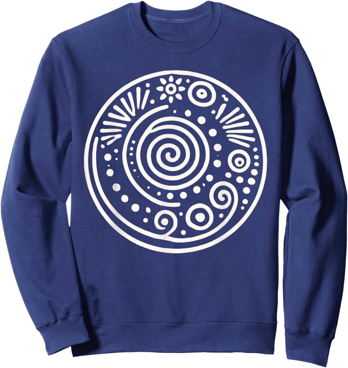 Pachamama Symbol Bolivia Mother Earth Inca Goddess Sweatshirt - Sweatshirt | Navy
