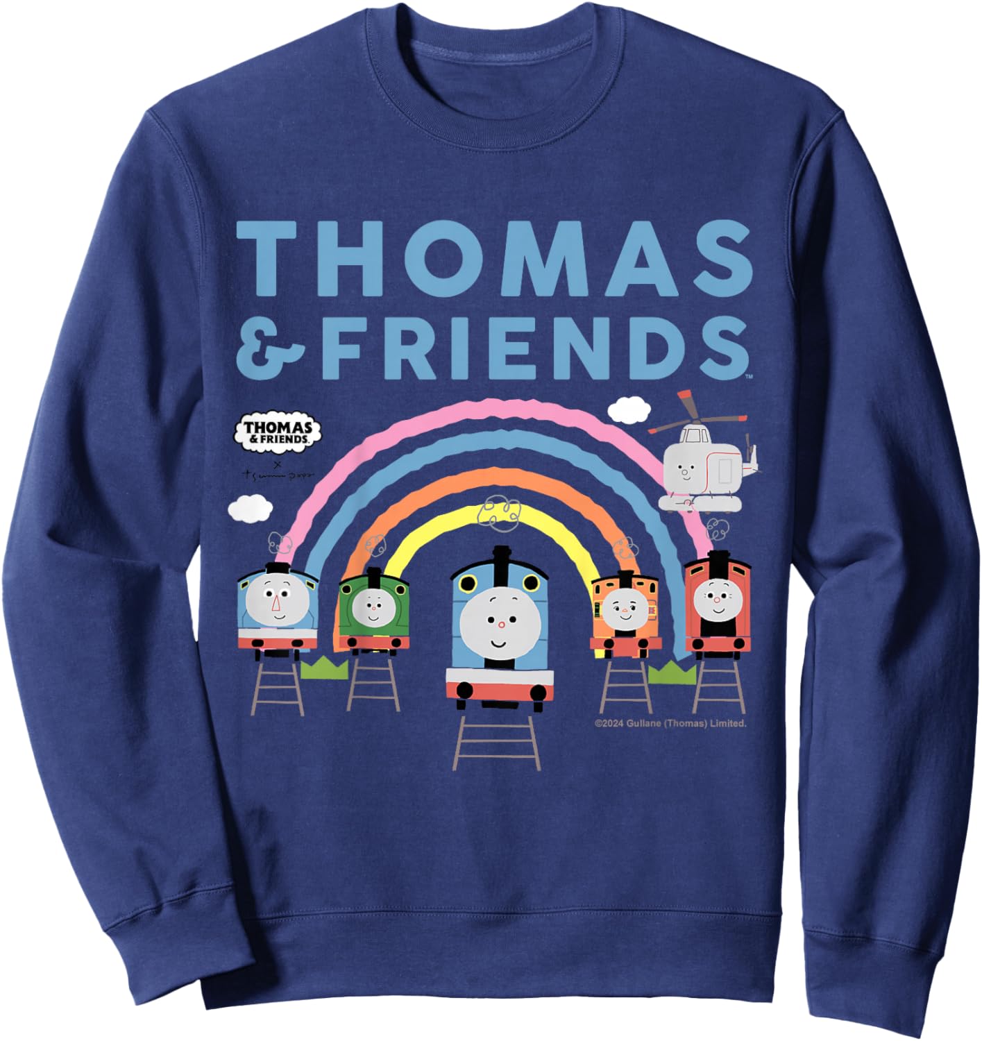 Kids Thomas and Friends Rainbow Sweatshirt - Sweatshirt | Navy