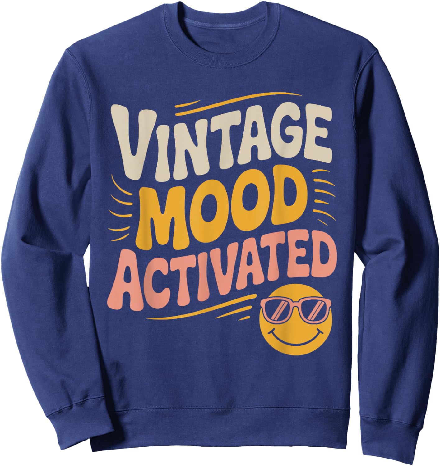Thrifted Fashion Secondhand Style Depop Seller Gift Sweatshirt - Sweatshirt | Navy