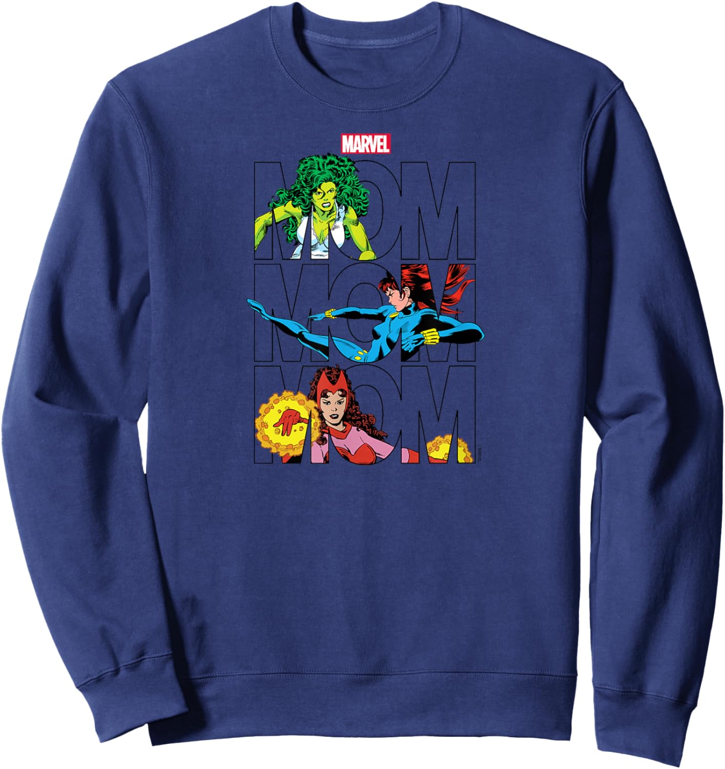 Marvel - Marvel Mom Mother's Day Sweatshirt - Sweatshirt | Navy