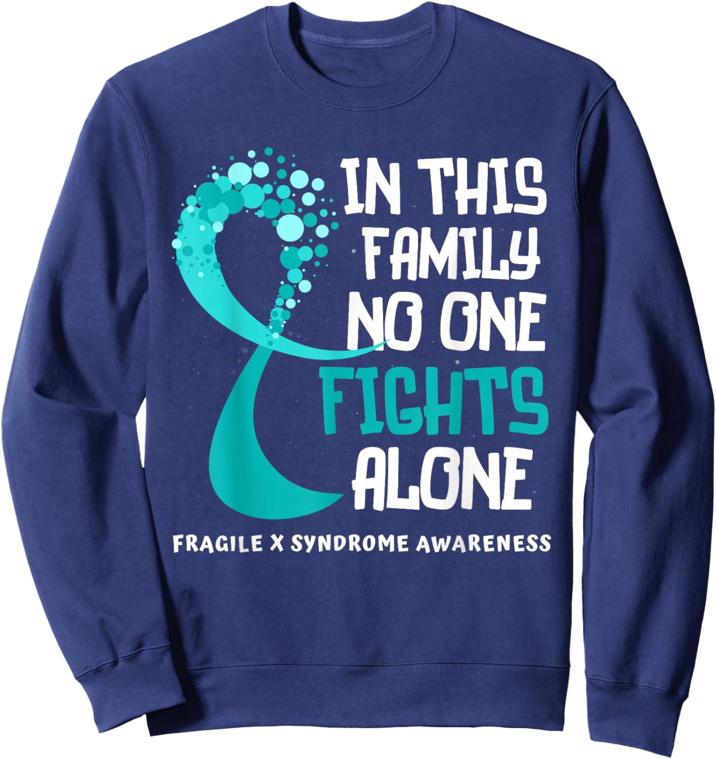 Band Hope Family Fighter zur Sensibilisierung für das Fragile X-Syndrom Sweatshirt - Sweatshirt | Navy
