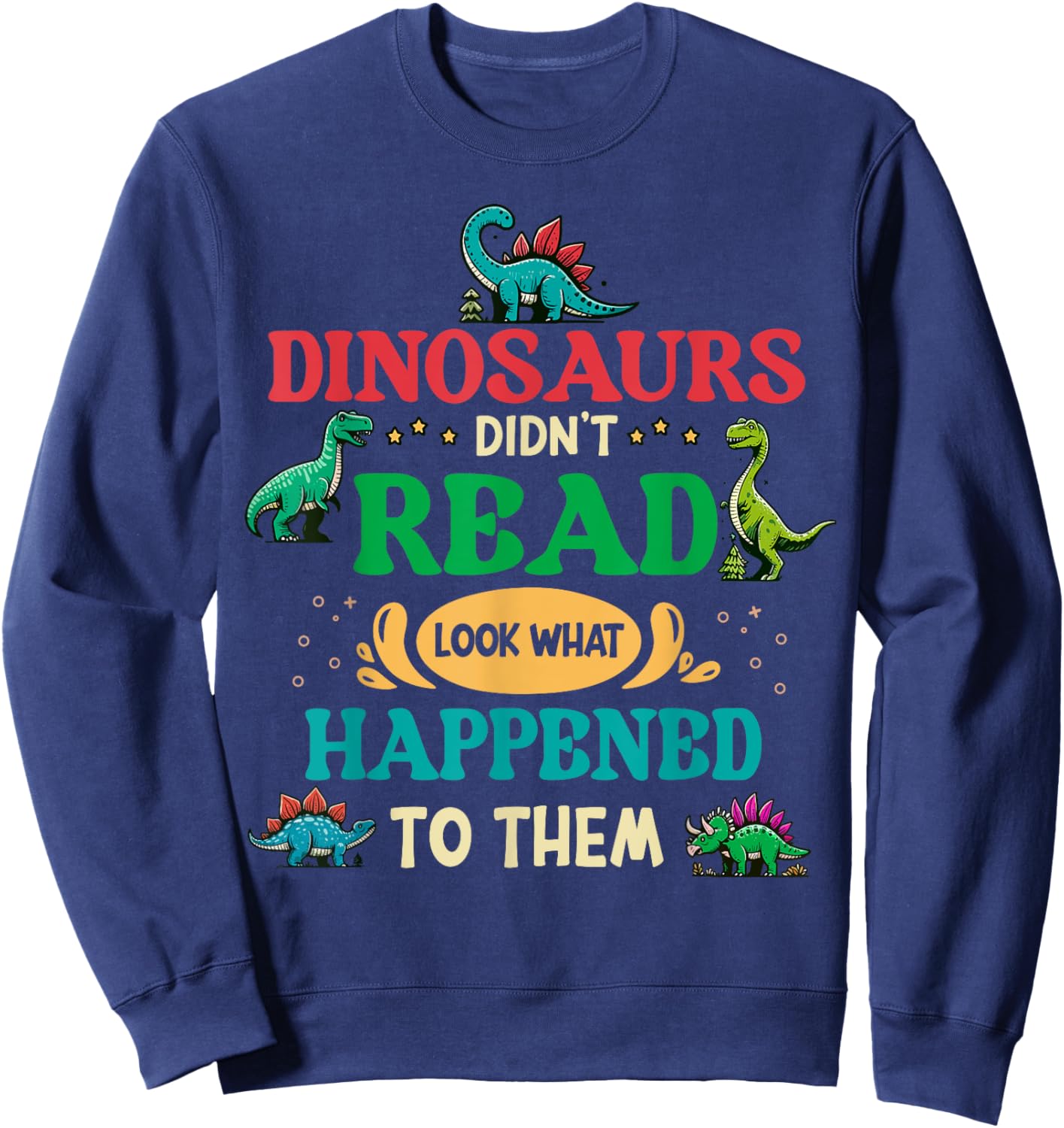Vintage Librarian Book Reader Library Book Reading Sweatshirt - Sweatshirt | Navy