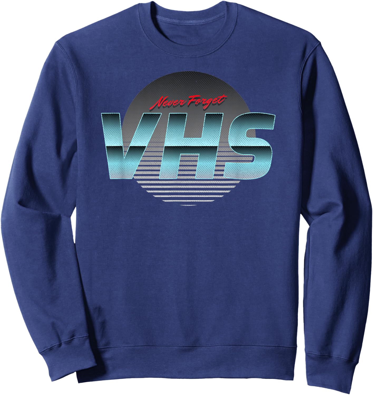 Retro VHS Gift Sweatshirt - Sweatshirt | Navy