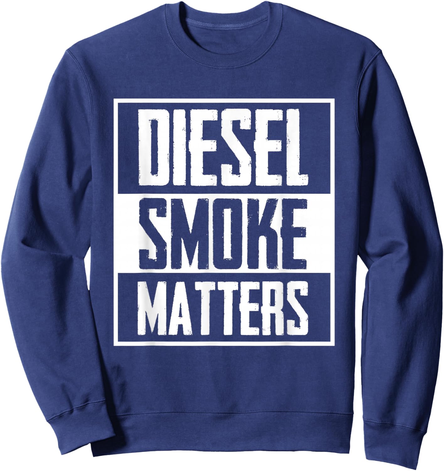 DIESEL SMOKE MATTERS Diesel Truck Roll Coal Sweatshirt - Sweatshirt | Navy